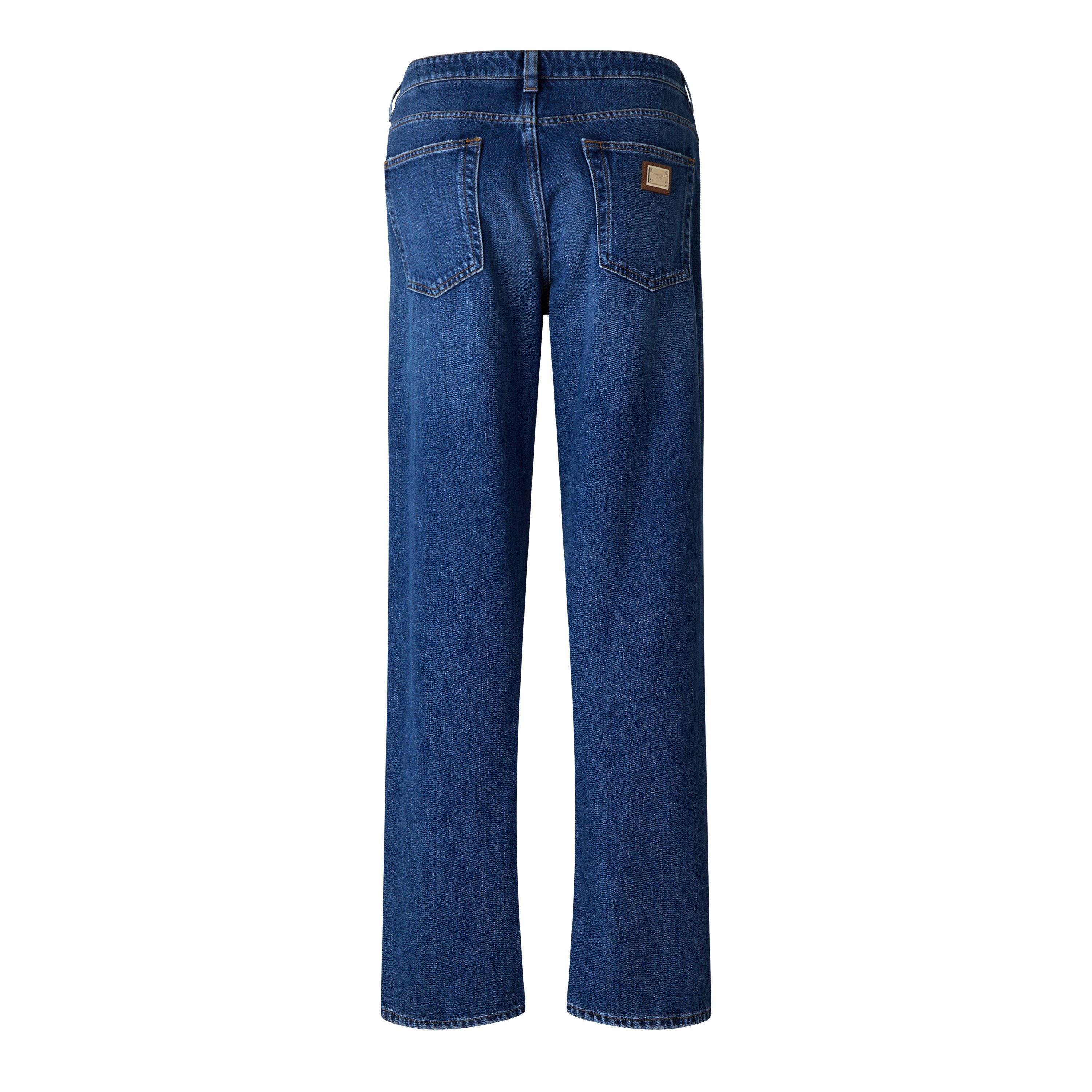 Blue Denim - Dolce and Gabbana - DG Straight Cut Jean Ld63 - 2