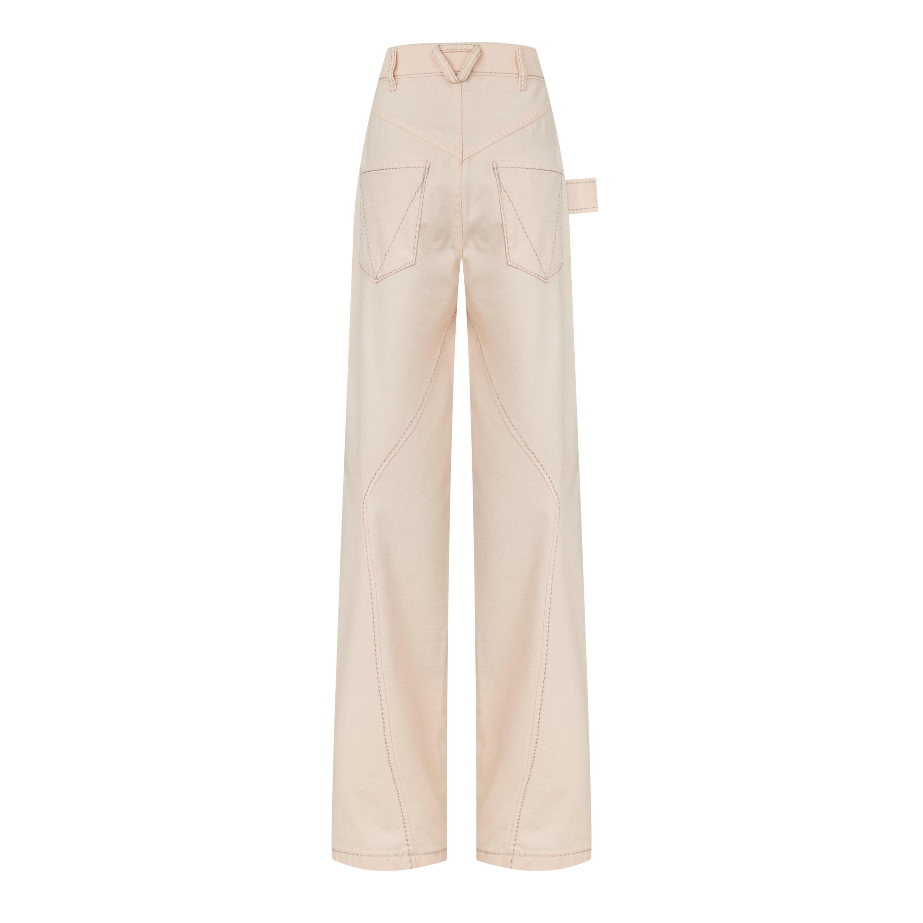 Macaroon - Bottega Veneta - Women's Straight Jeans - 2