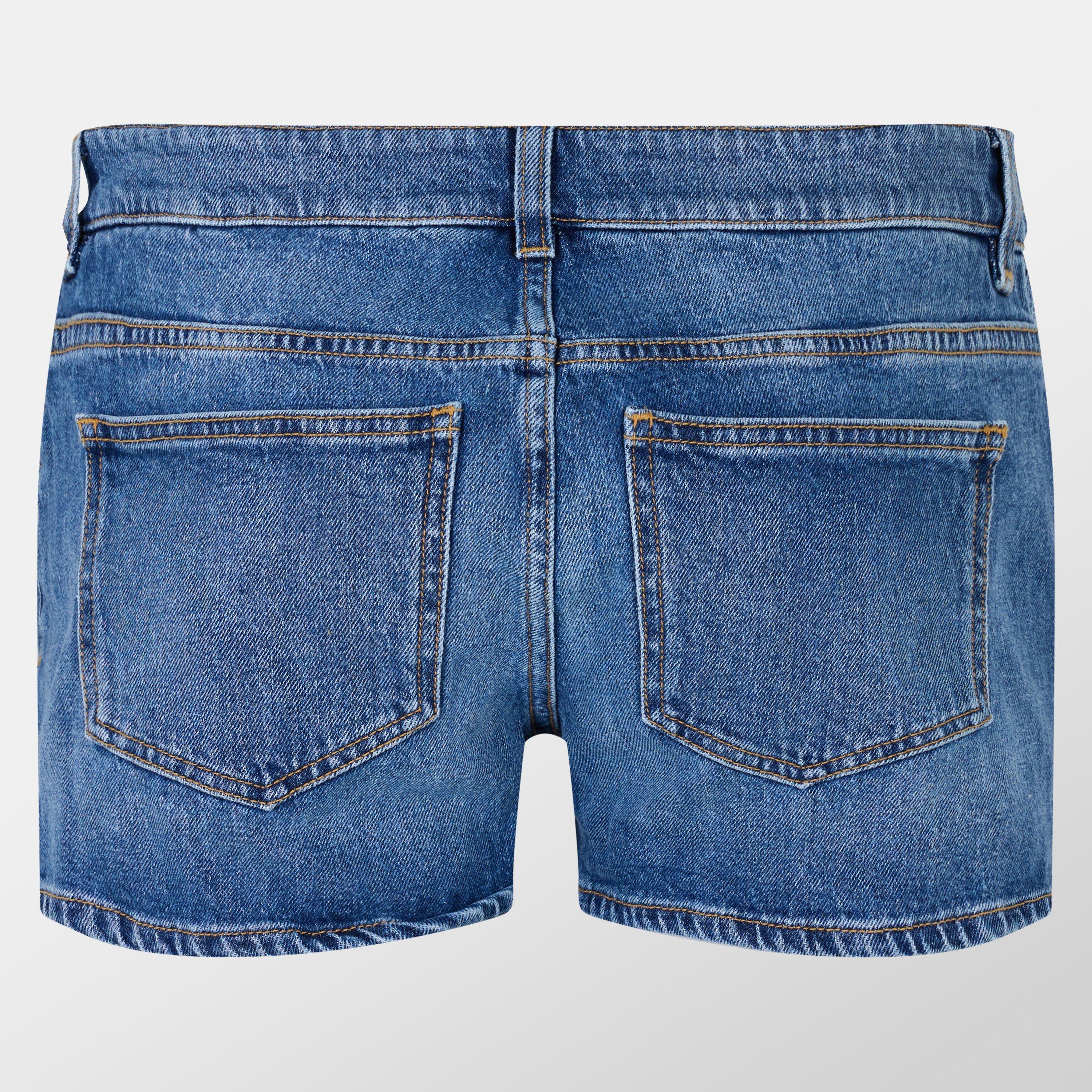 Blue Denim - Diesel - Women's Denim Shorts - 2