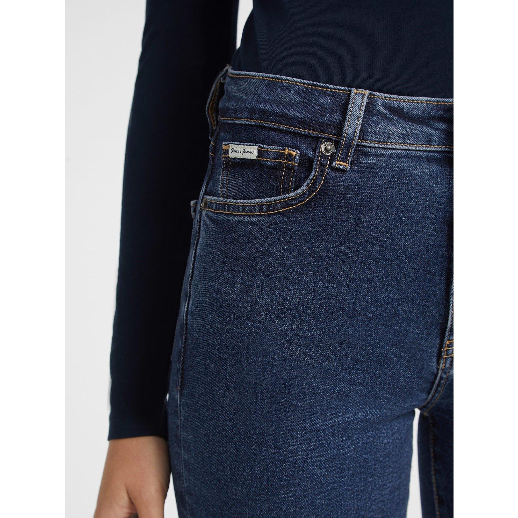 GJ Med Wash - Guess - Women's High Rise Skinny Jeans - 6