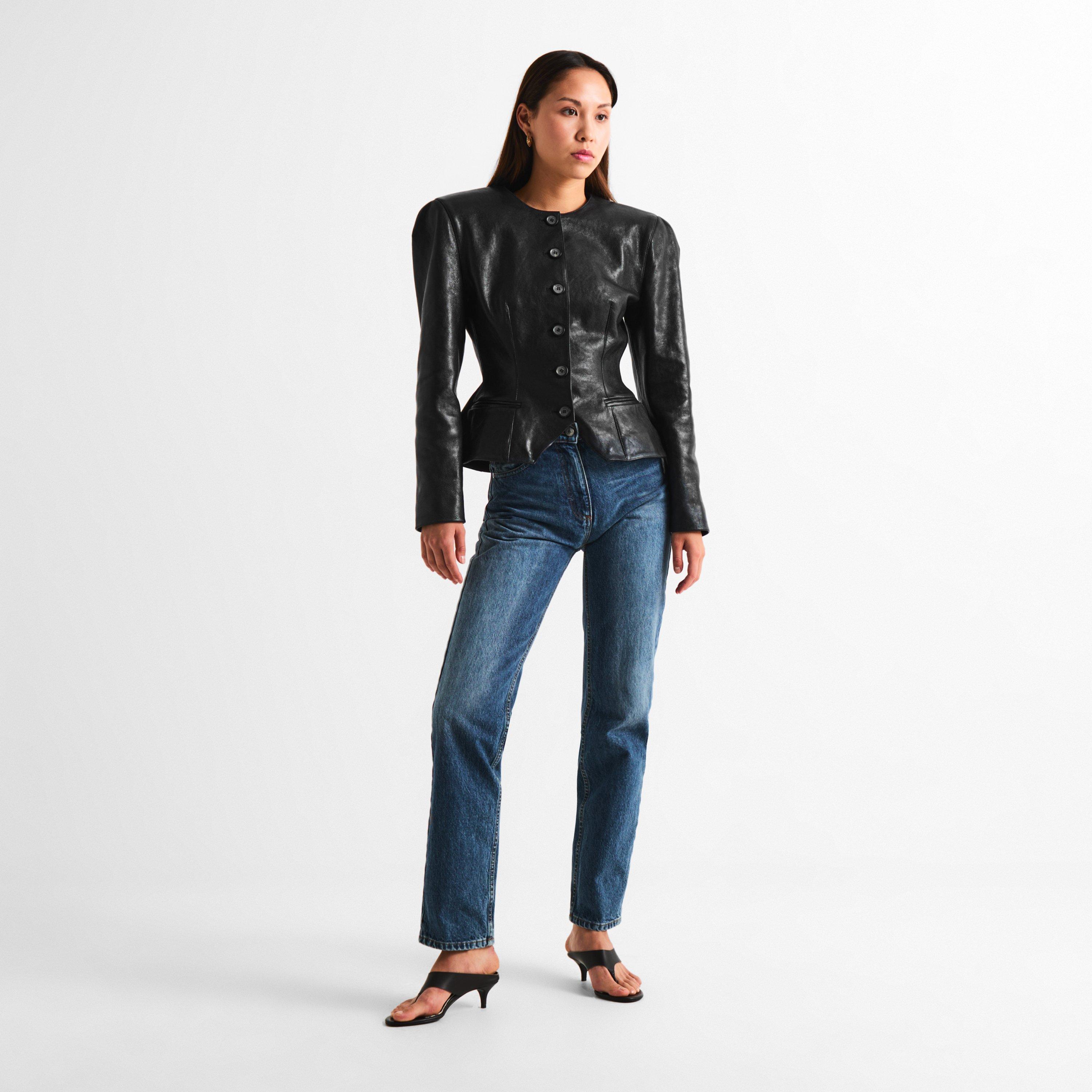 Blue - Magda Butrym - High-Rise Boyfriend Jeans - 6
