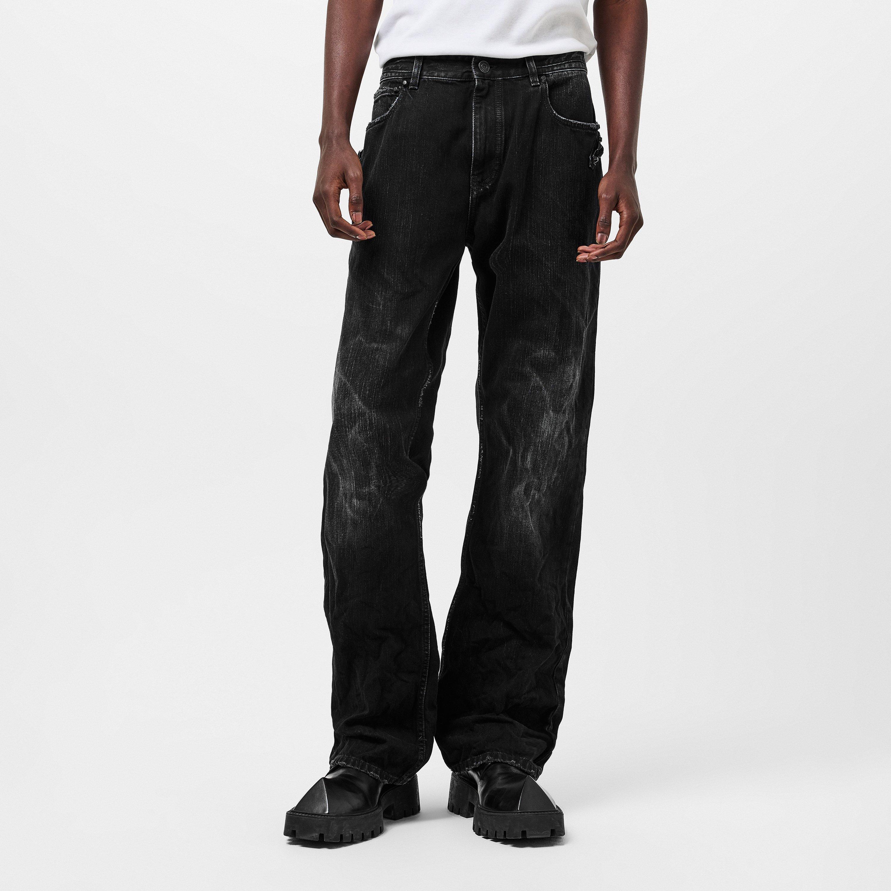 Black Fade Out - Balenciaga - Women's Straight Leg Jeans - 3