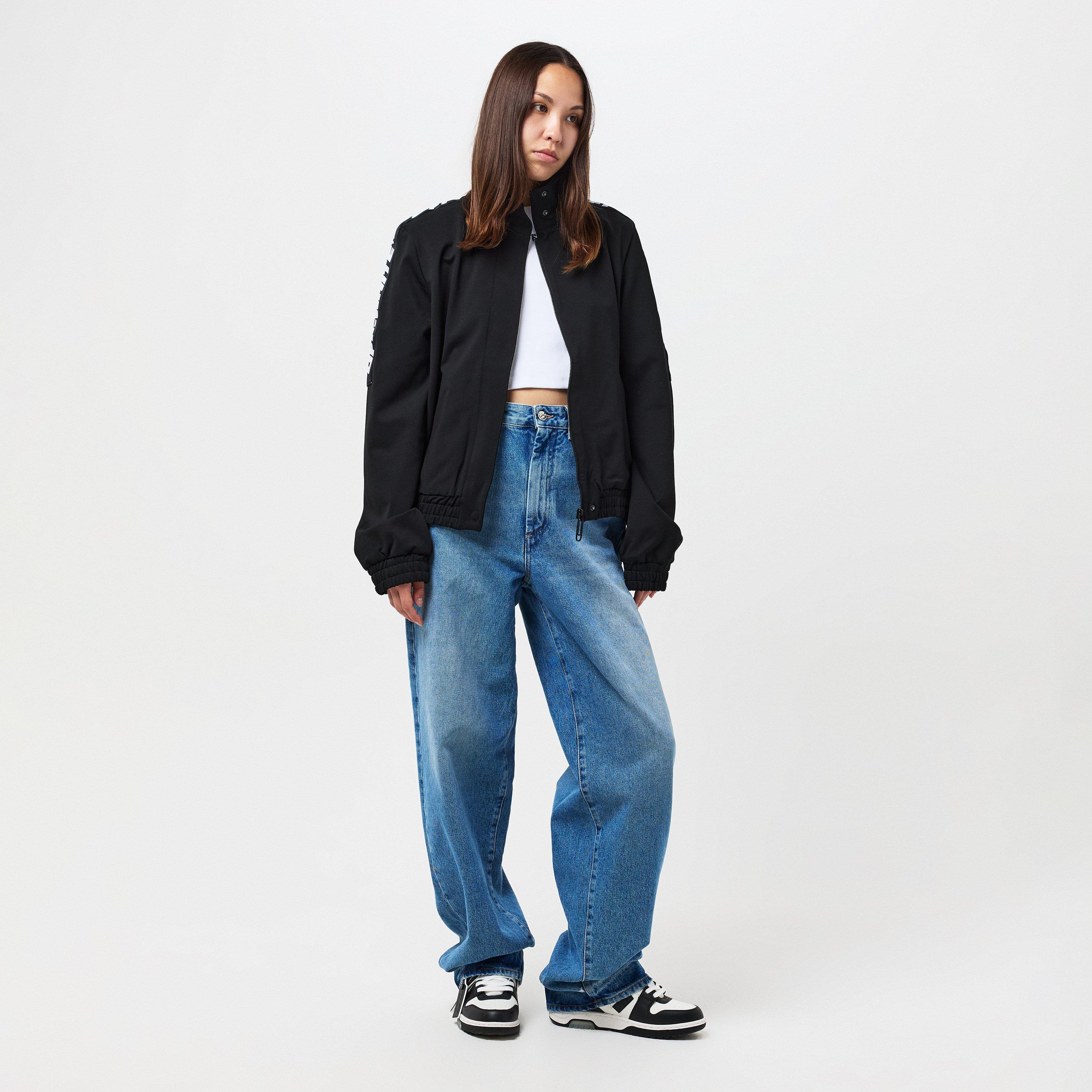 Blue/White - Off White - Women's Straight Jeans - 6