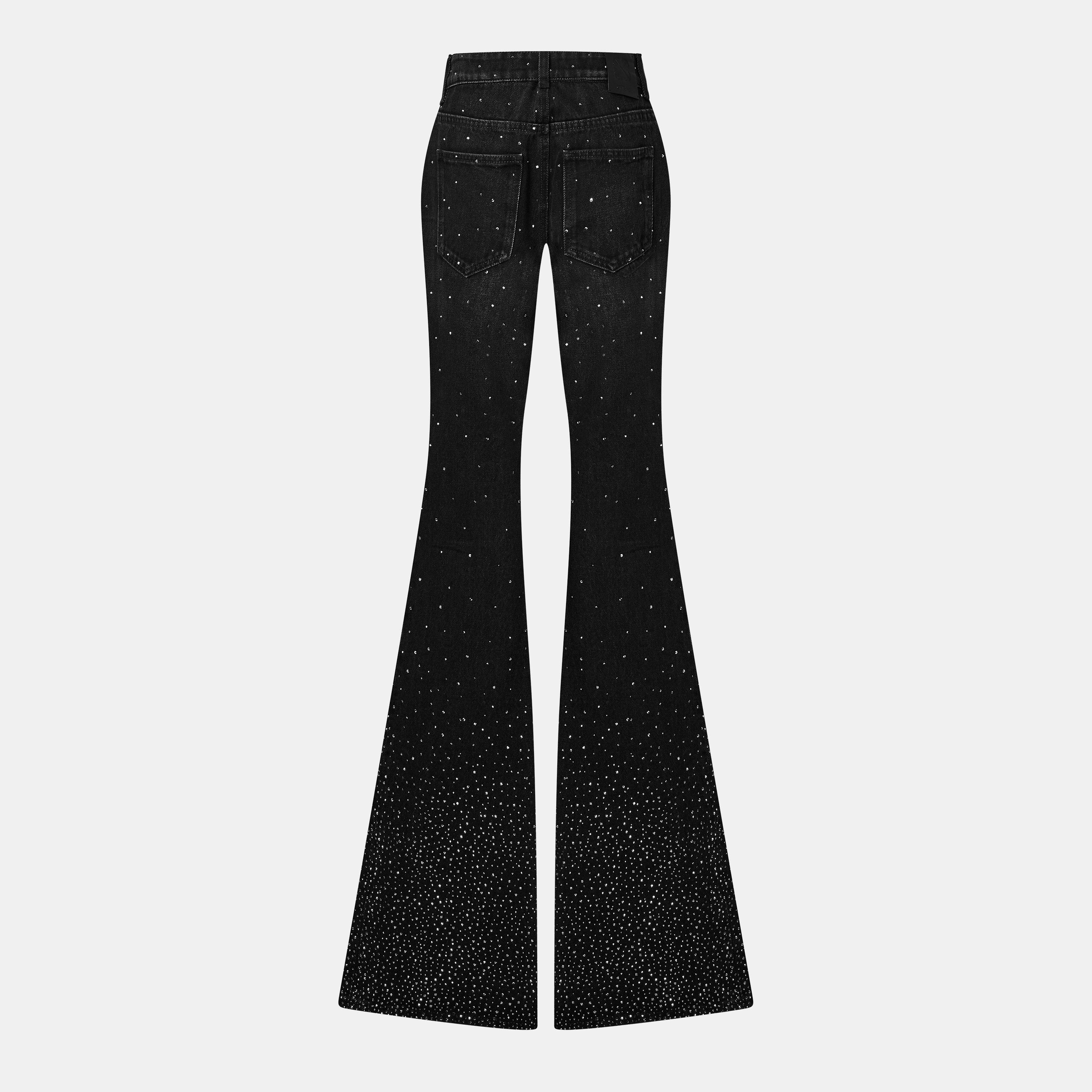 Zwart - Off White - Women's Straight Jeans - 2