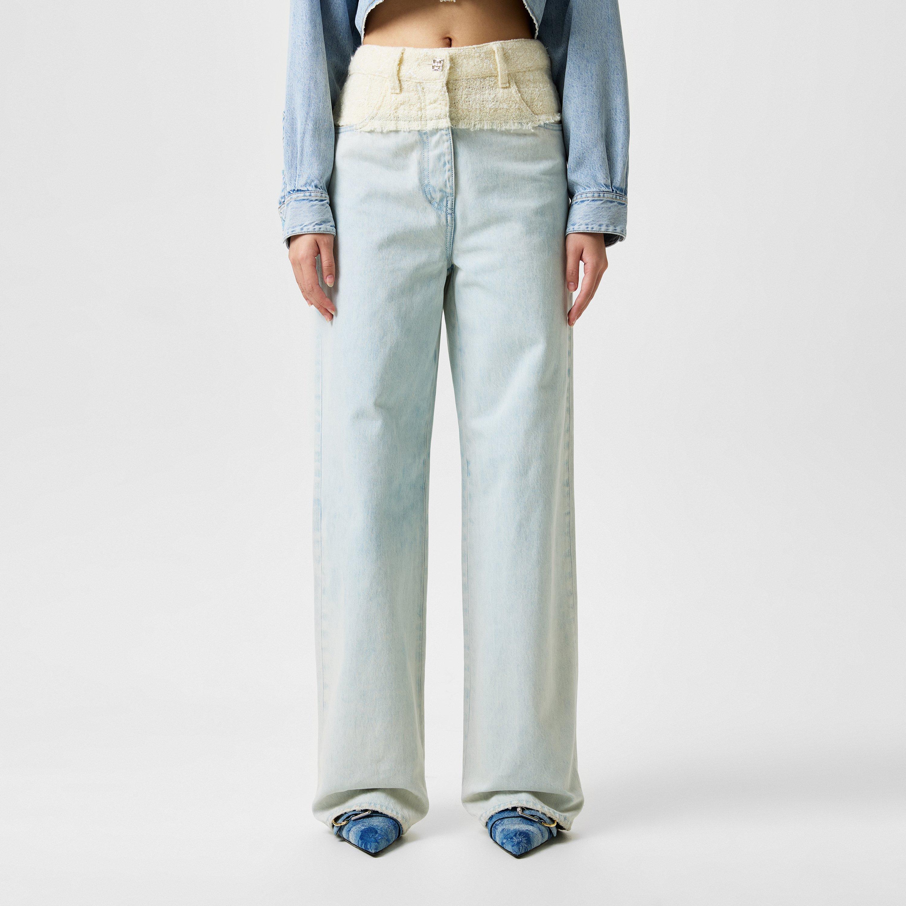 GIVENCHY Tweed Mix Jeans