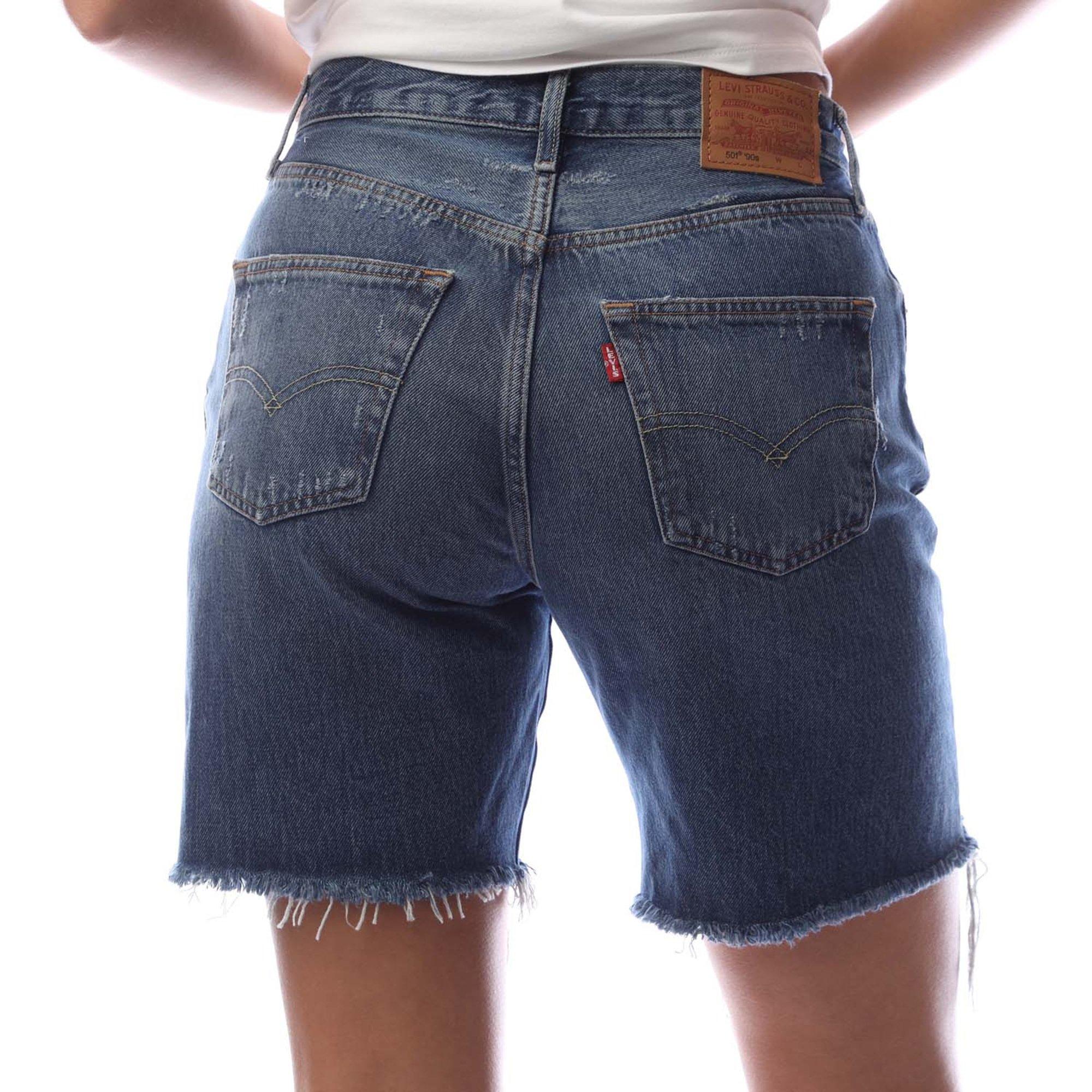 Blu - Levis - Women's Denim Shorts - 2