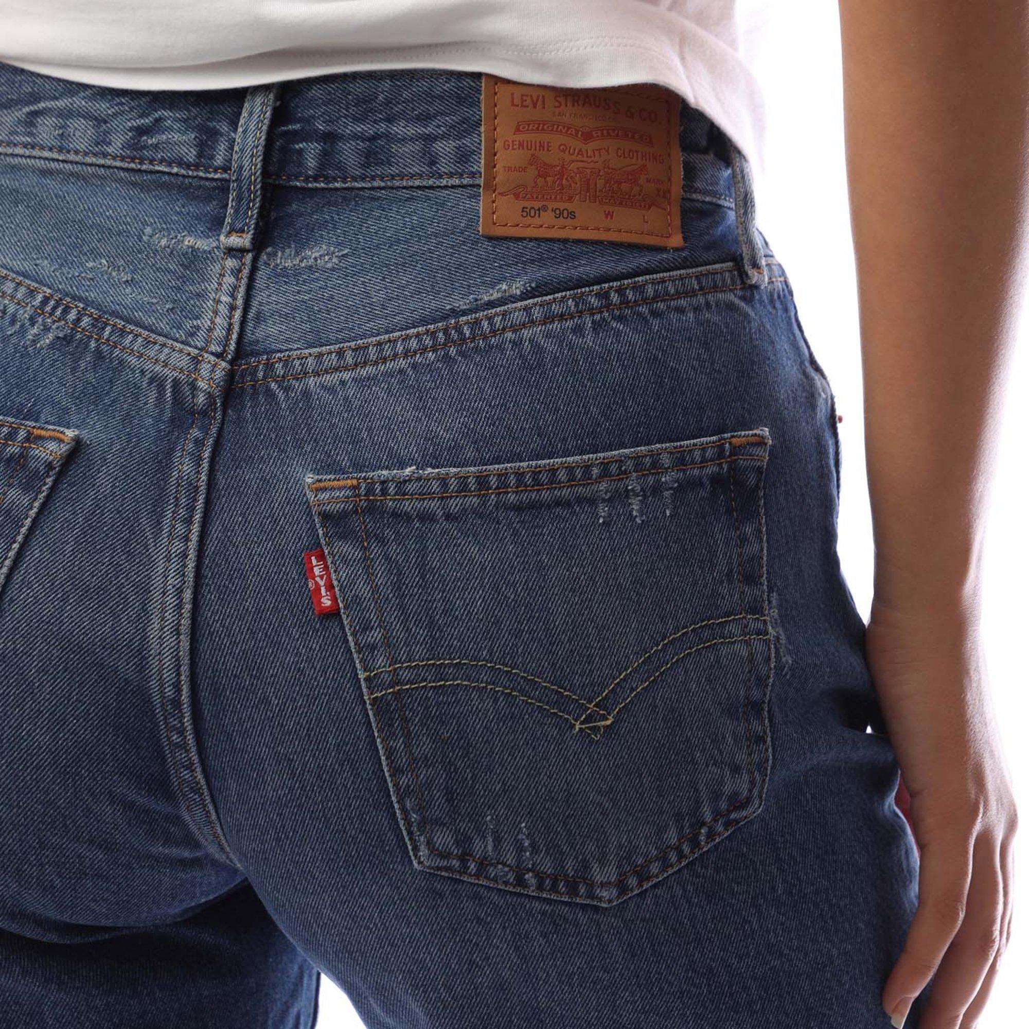 Blu - Levis - Women's Denim Shorts - 3