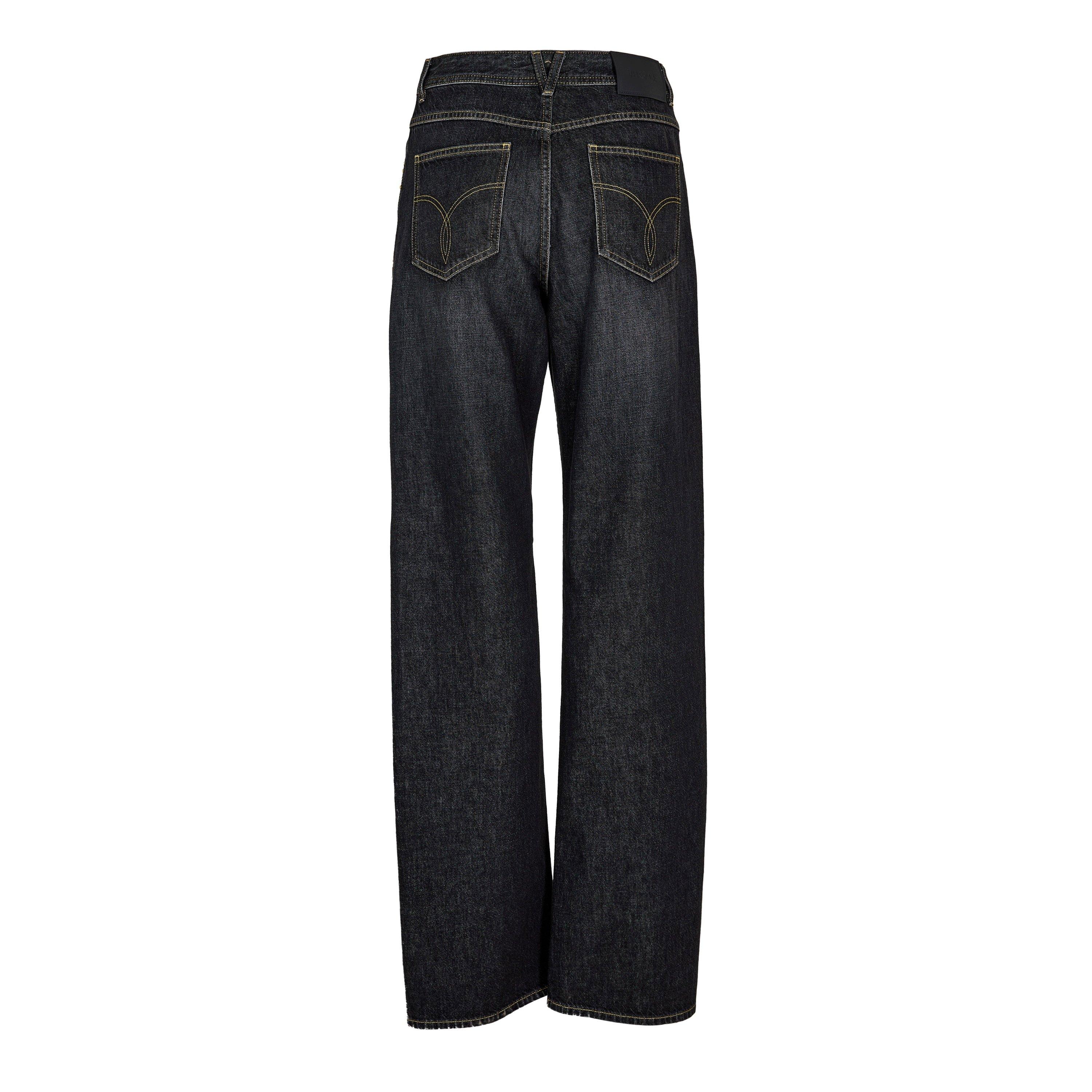 Black - Versace - Versace Stud Jeans Ld61 - 2