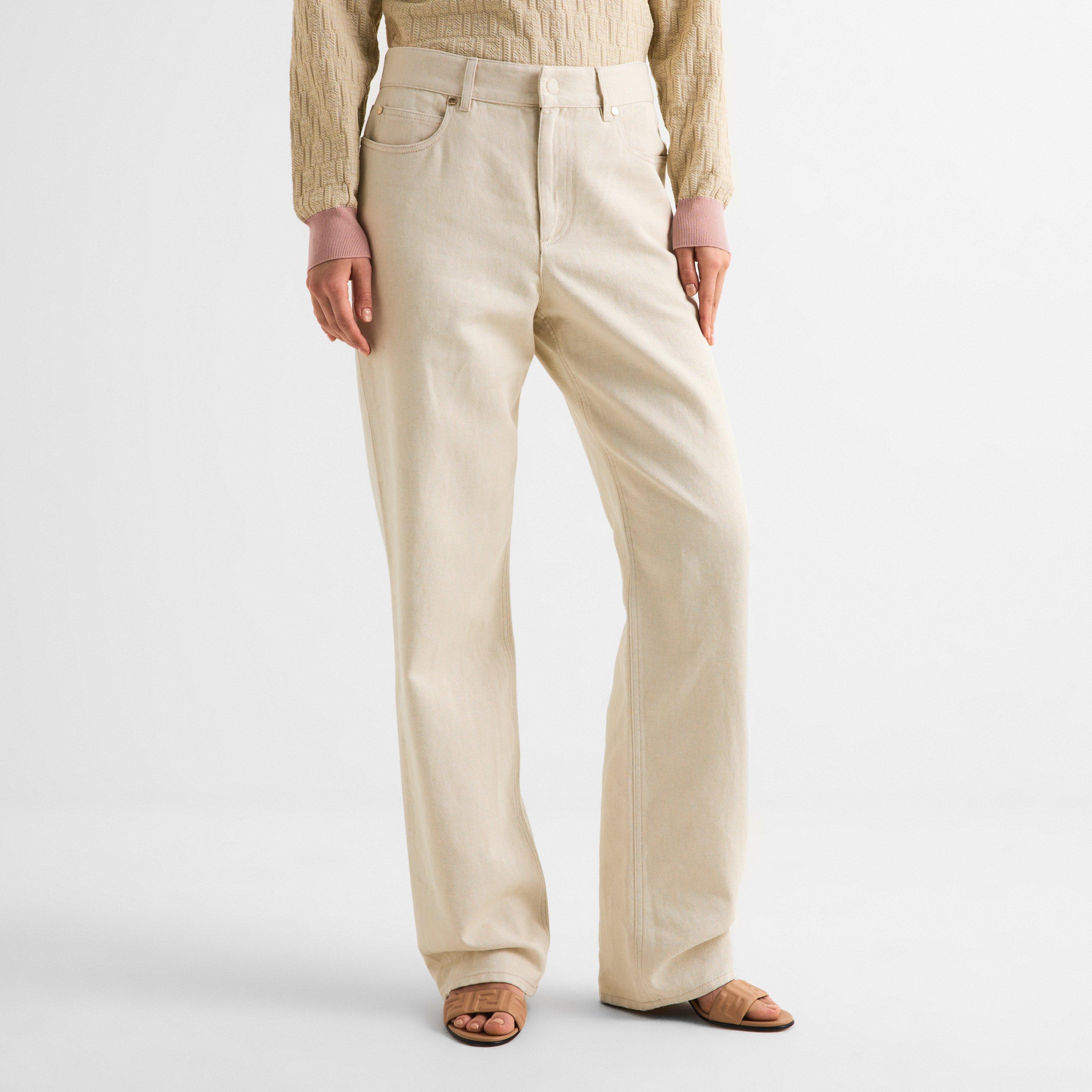 Ginestra 26 - Fendi - Women's Straight Leg Jeans - 3