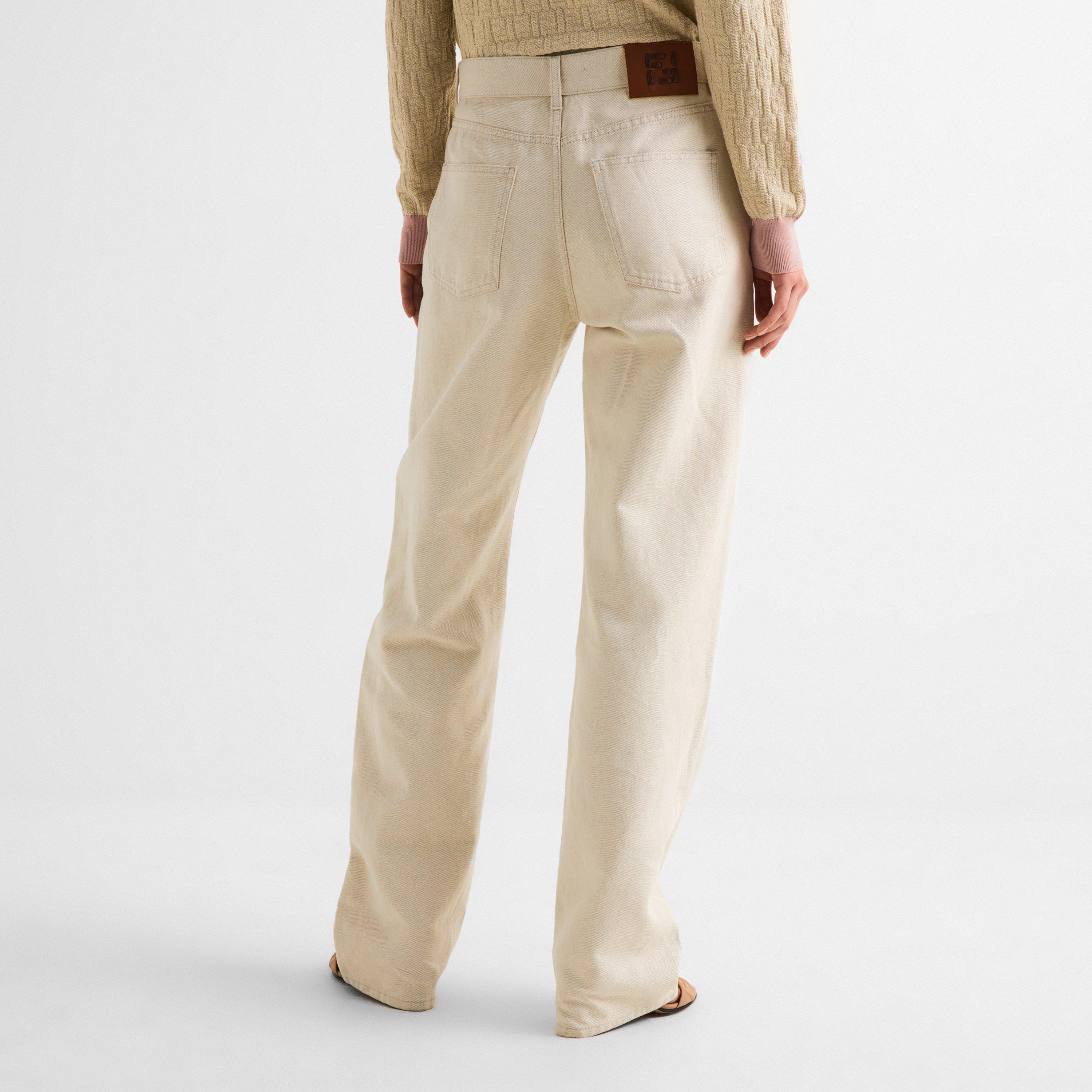 Ginestra 26 - Fendi - Women's Straight Leg Jeans - 4