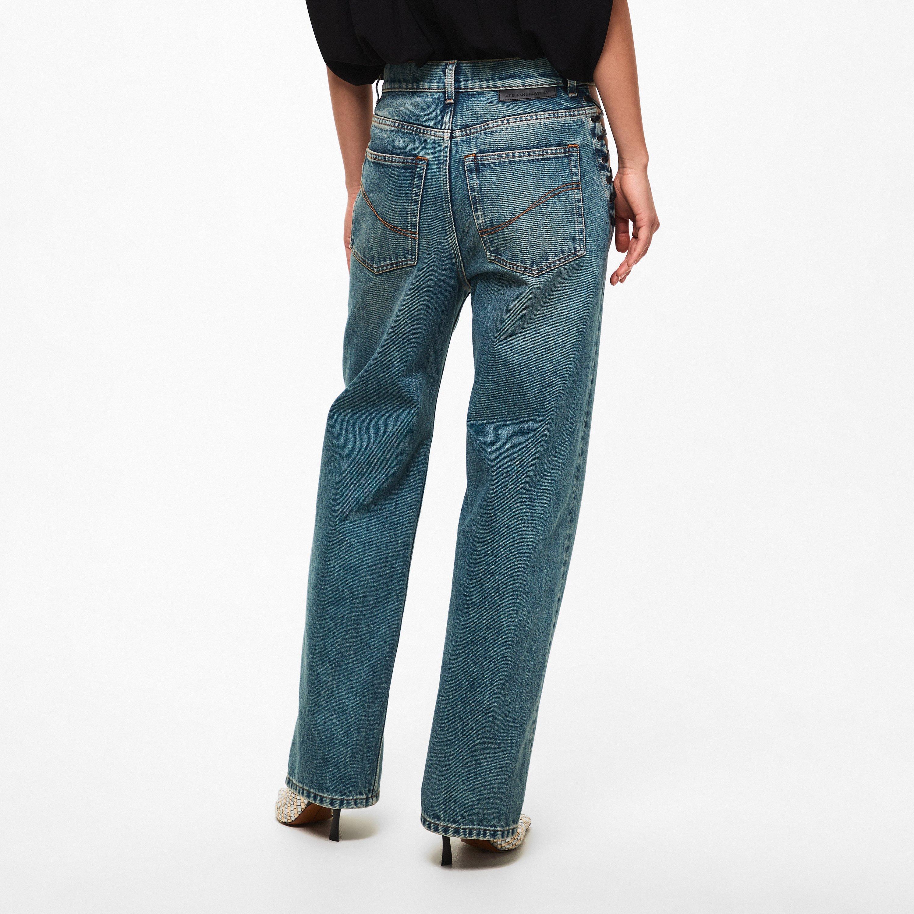 Mid Blue - Stella McCartney - Stella Strt Lce Jean Ld62 - 4