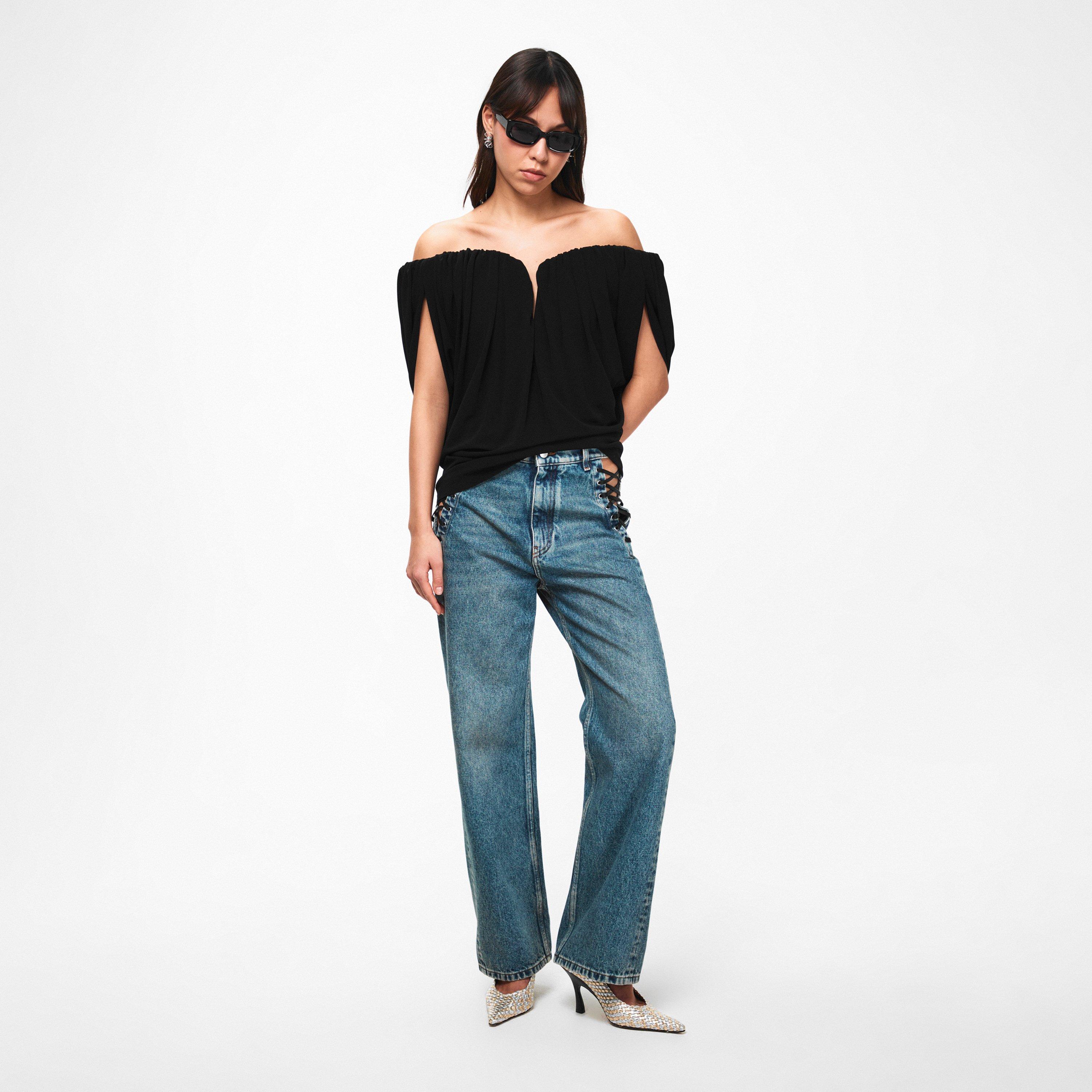 Mid Blue - Stella McCartney - Stella Strt Lce Jean Ld62 - 6