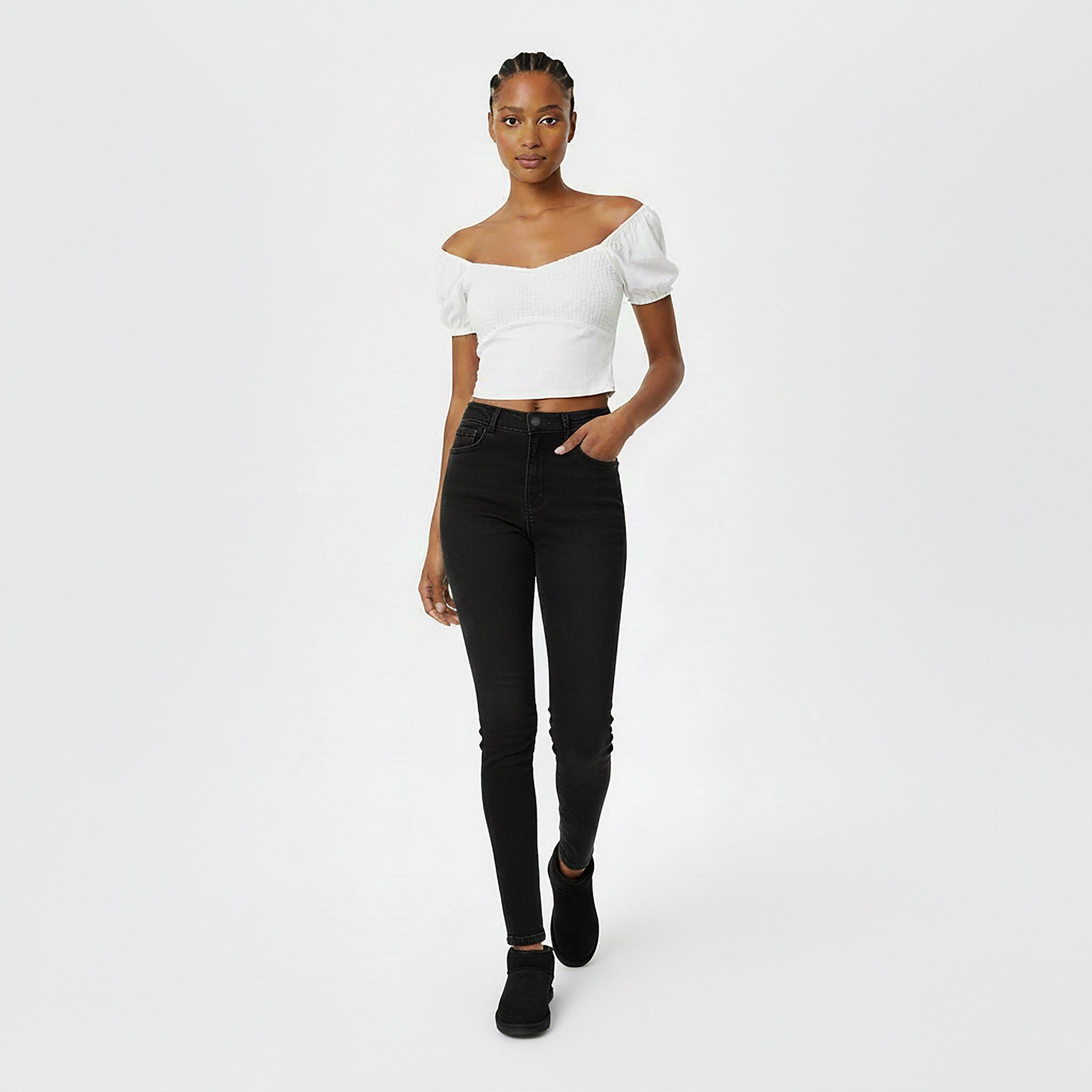 Volledig zwart - Jack Wills - Toni Skinny High Rise Jeans - 5