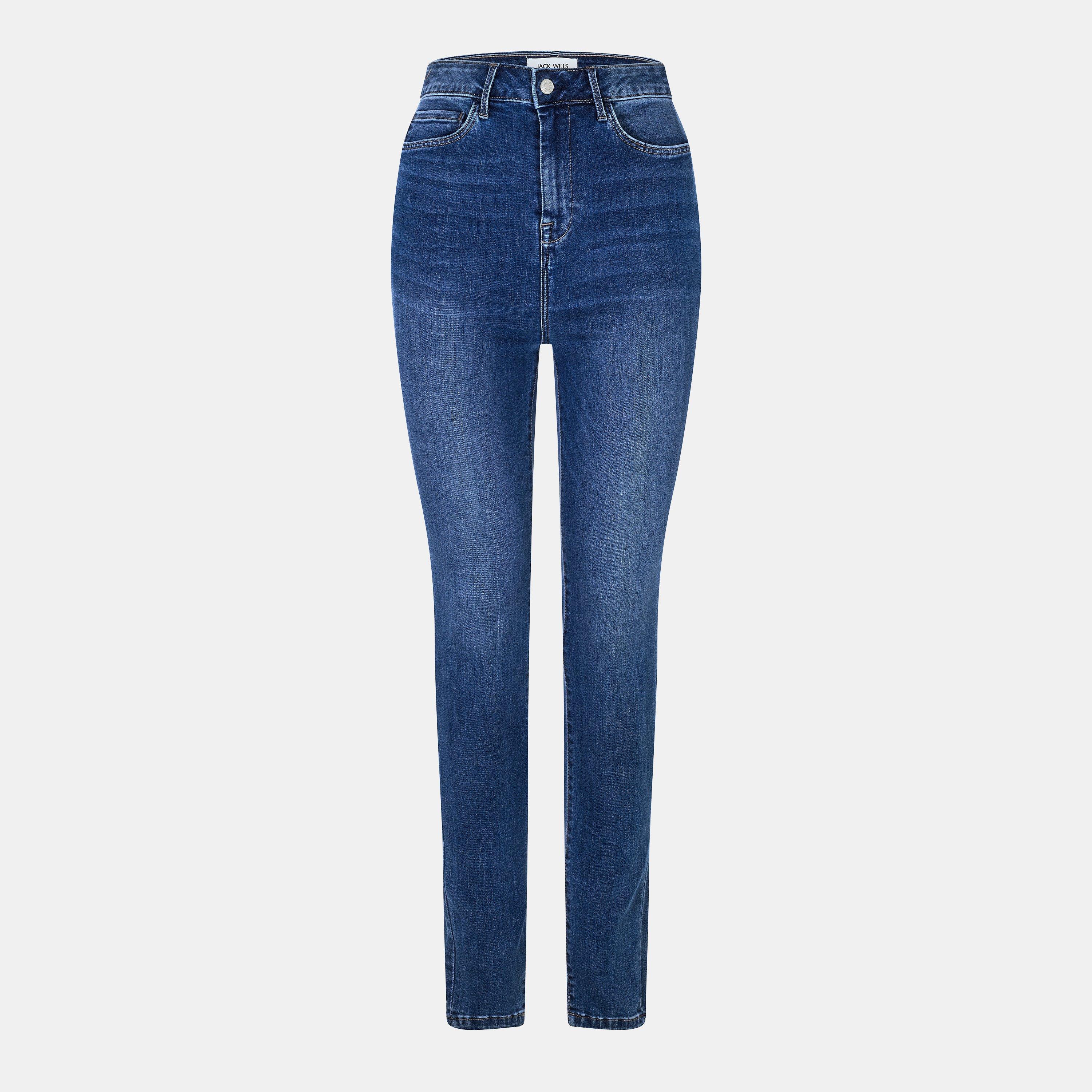 Mid Wash - Jack Wills - Toni Skinny High Rise Jeans - 1