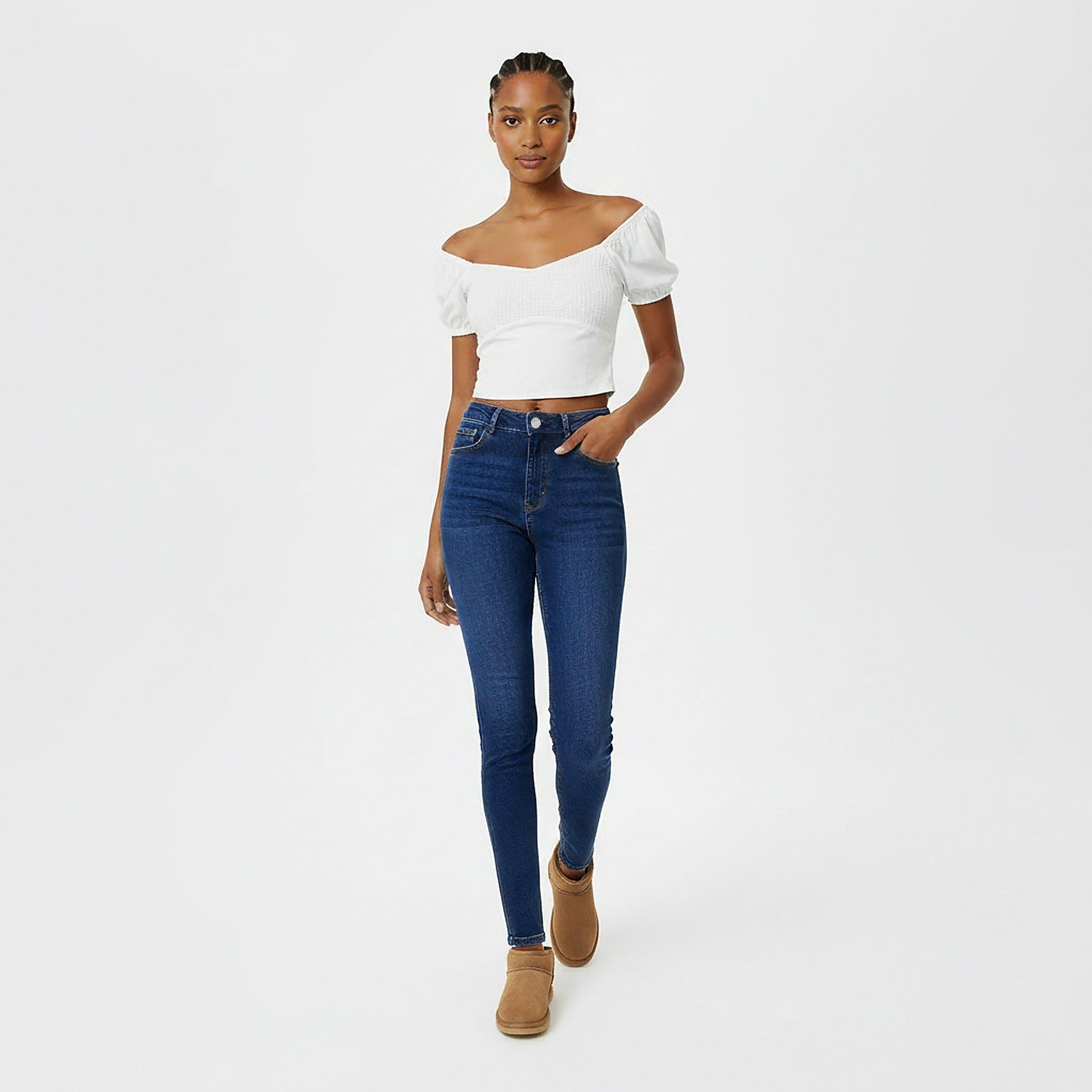 Mid Wash - Jack Wills - JW Toni Skinny High Rise Jeans - 5