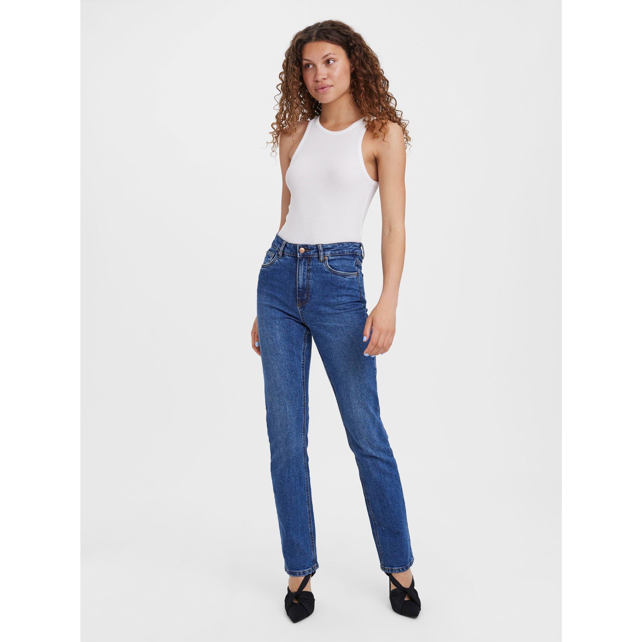 Blu scuro - Vero Moda - Women's Drew Straight Leg Jeans - 3