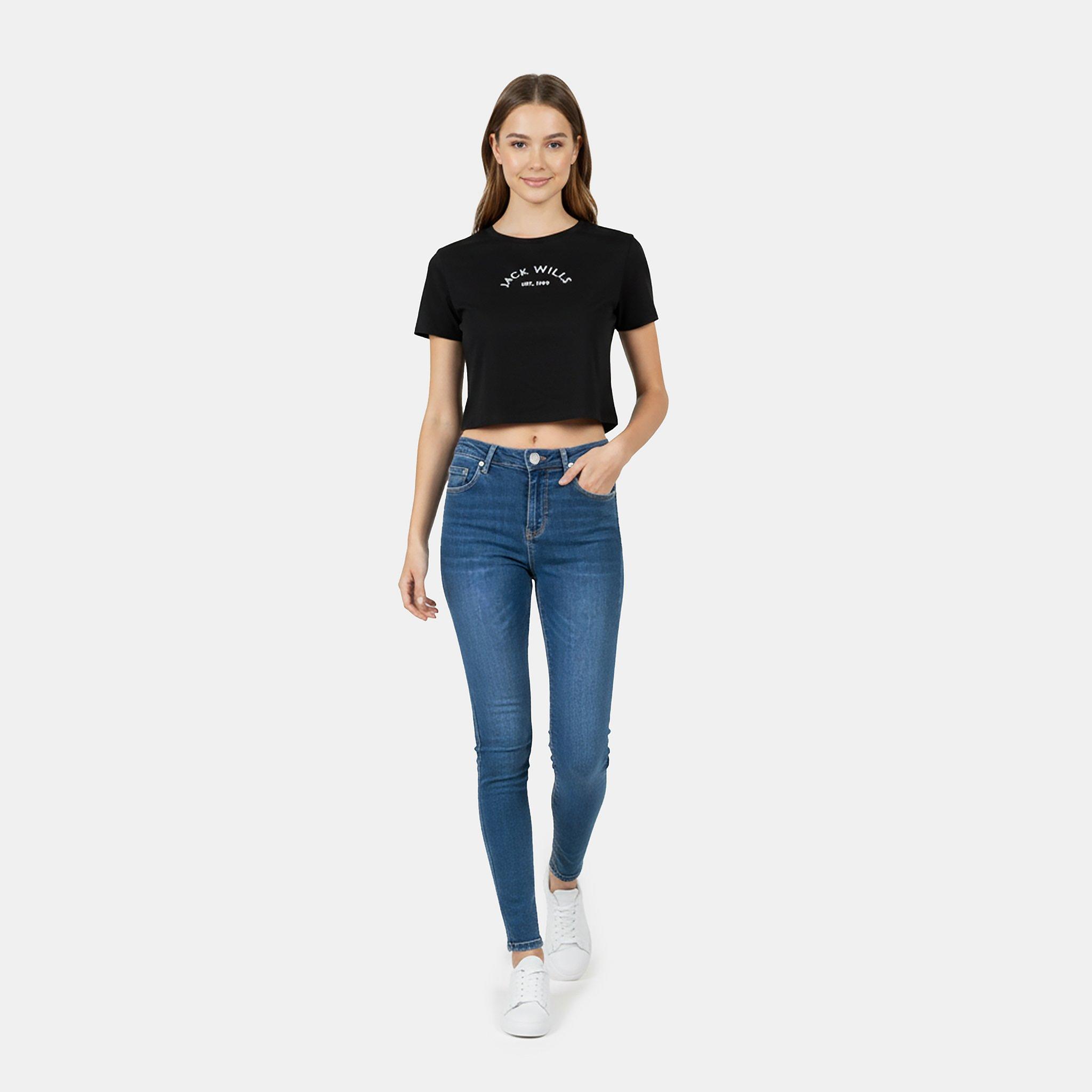 Srednje indigo - Jack Wills - Aimie Modern Skinny Jeans - 5