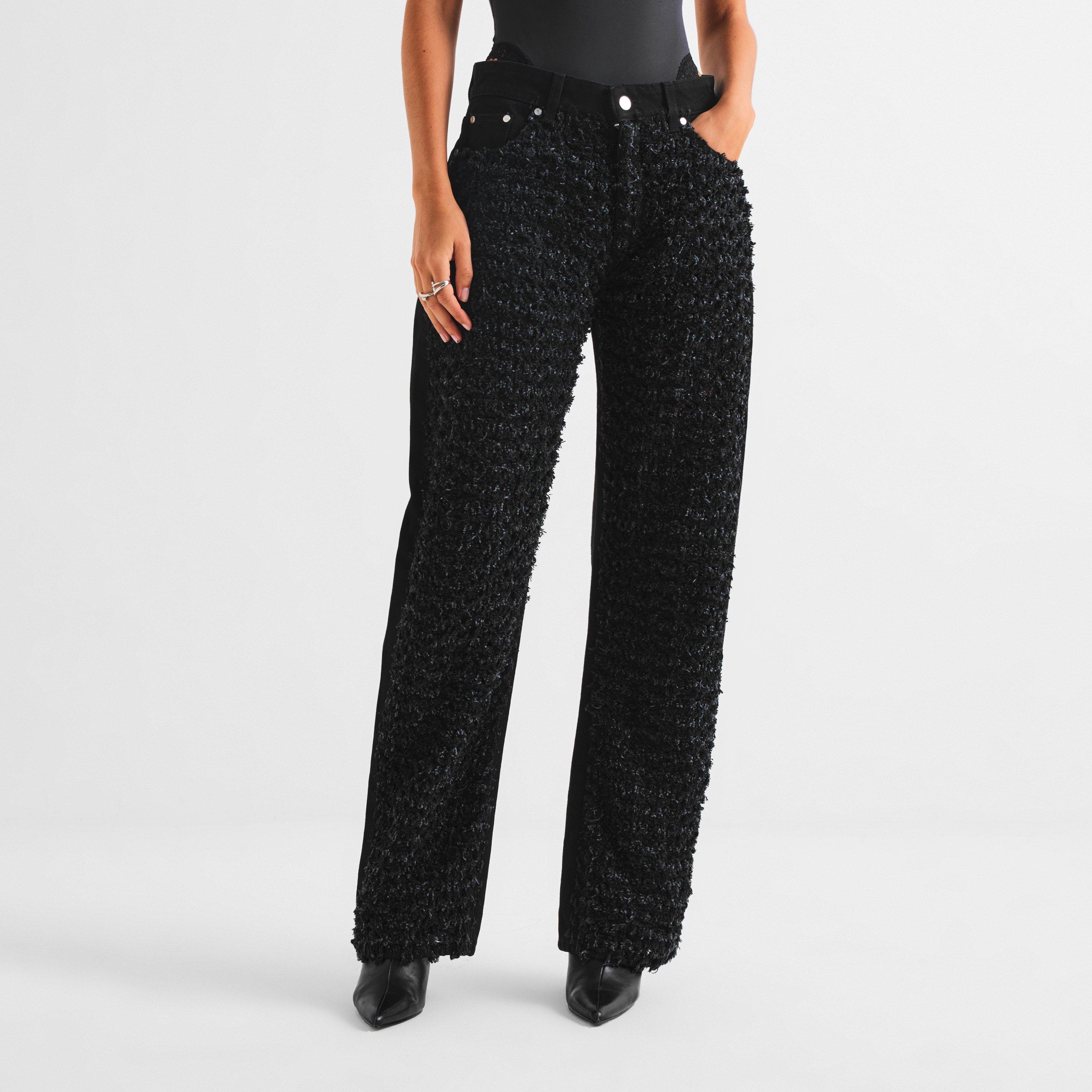 Black - Stella McCartney - Women's Straight Leg Jeans - 3