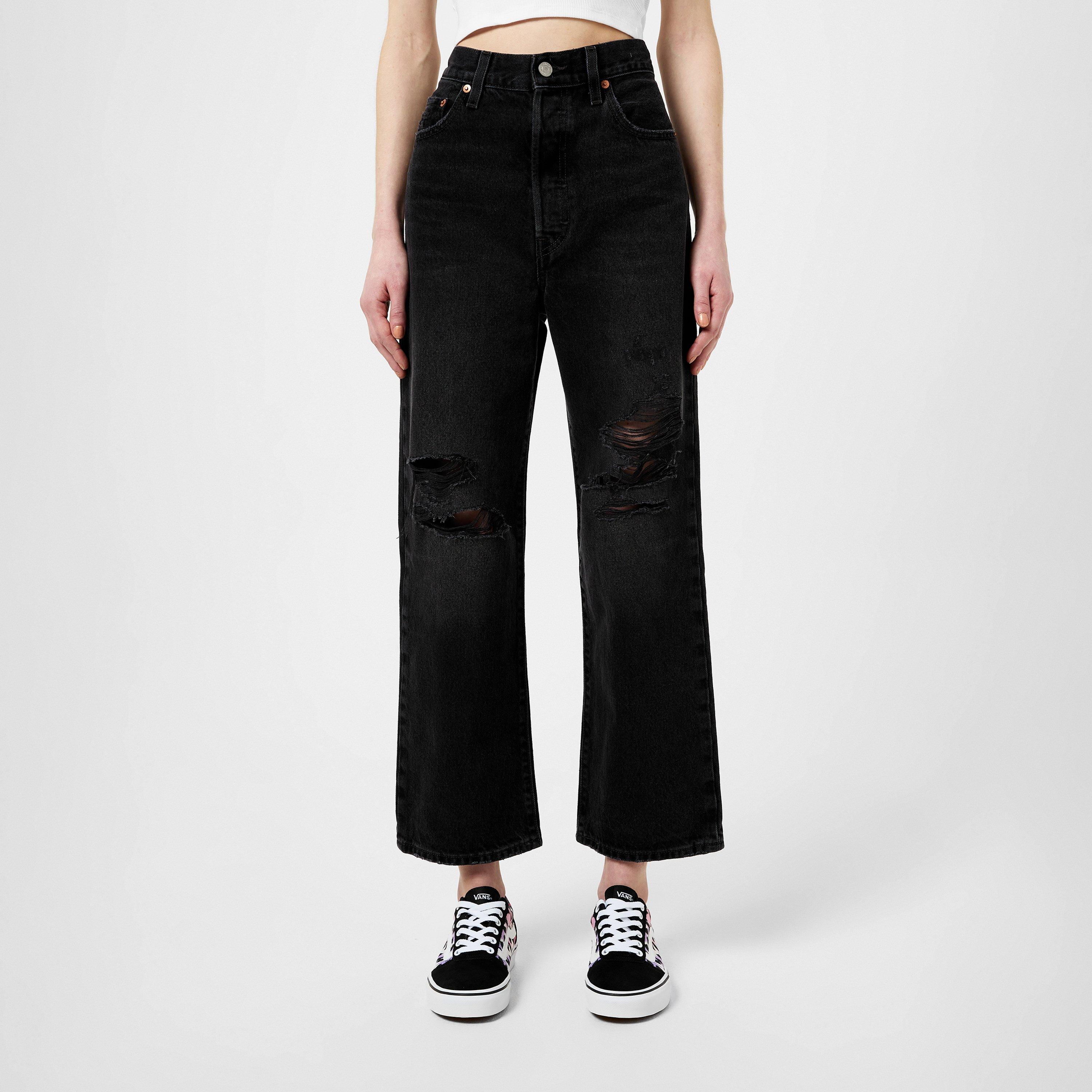 Levis Women's Ribcage Jeans - Black - 25 L31