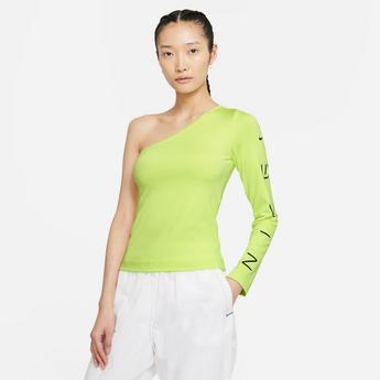 Nike Asymmetric Long Sleeve Top Womens