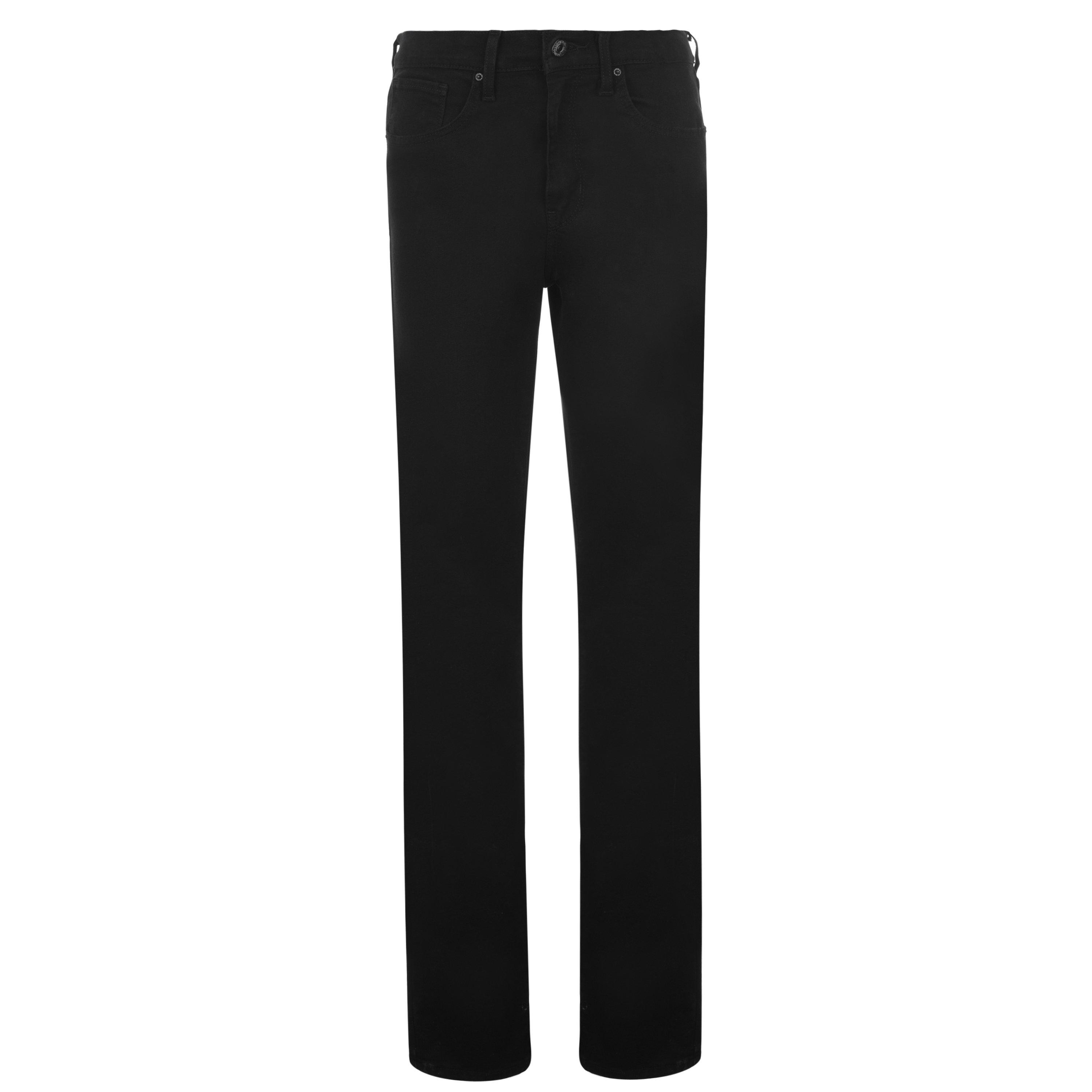 Night Is Blk 09 - Levis - 724 High Rise Straight Jeans - 7
