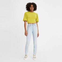 Levis 724 High Rise Straight Jeans