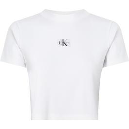 Calvin Klein Jeans Badge Rib Short Sleeve T Shirt