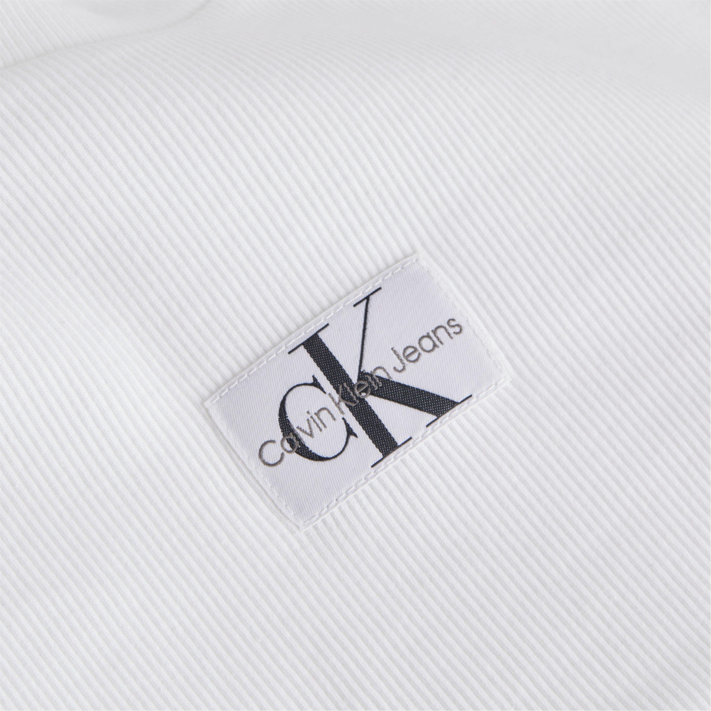 Bianco brillante - Calvin Klein Jeans - Badge Rib Short Sleeve T Shirt - 3