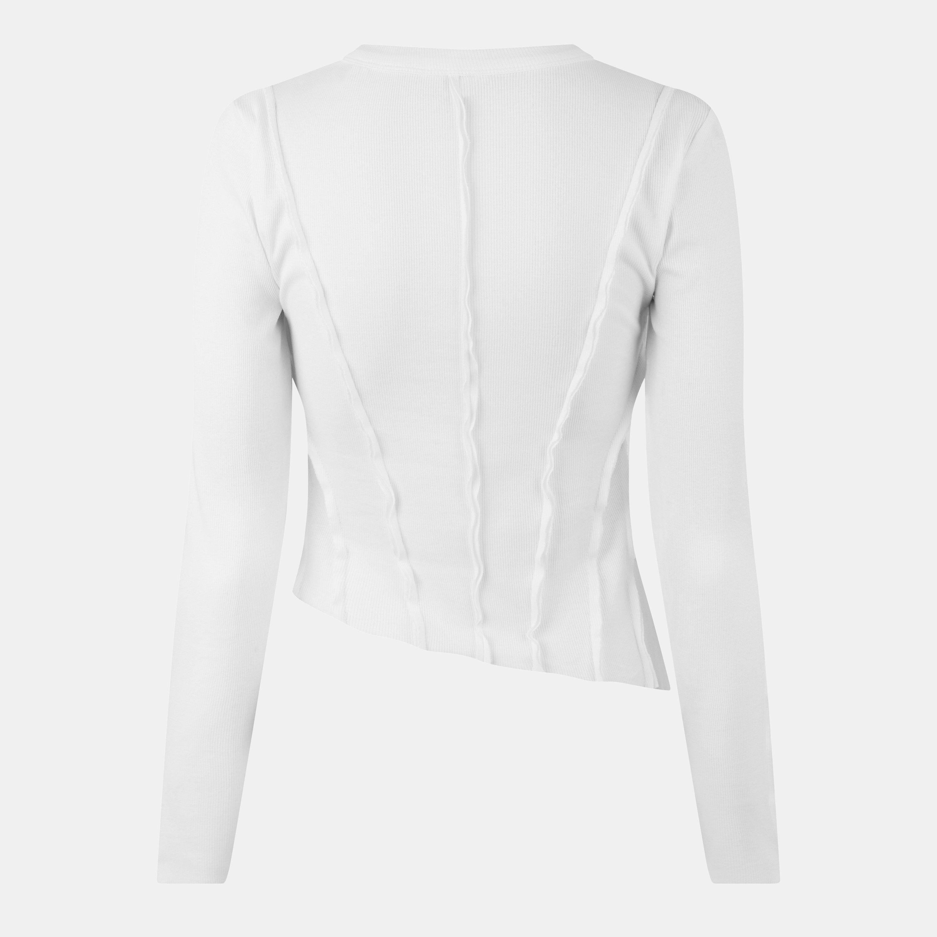 Wit - Jack Wills - Seam Detail Long-Sleeve T-Shirt - 2