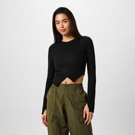 Jack Wills JW Asymmetric Rib Top