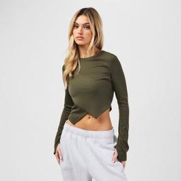 Jack Wills JW Asymmetric Rib Top