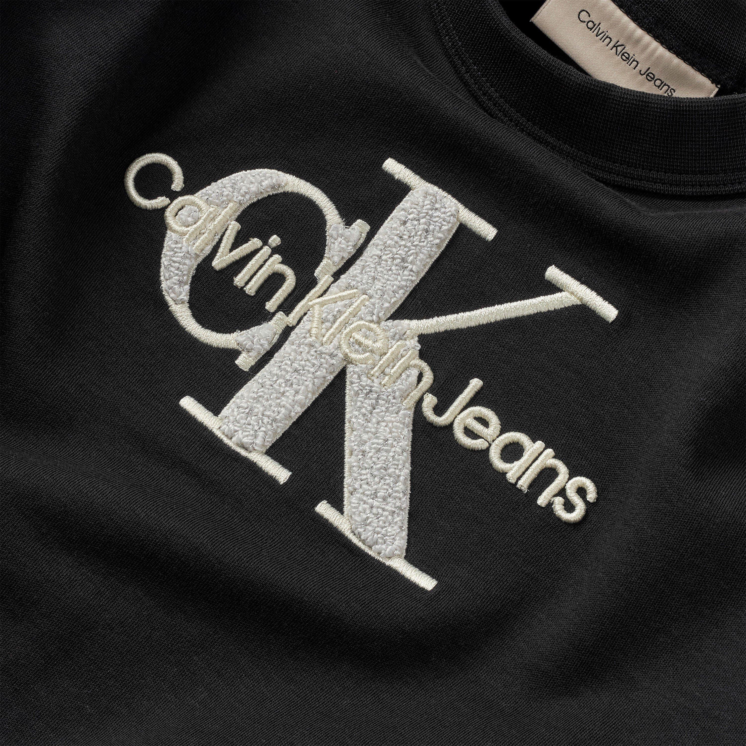 CK Black BEH - Calvin Klein Jeans - Cropped Logo T-Shirt Juniors - 2