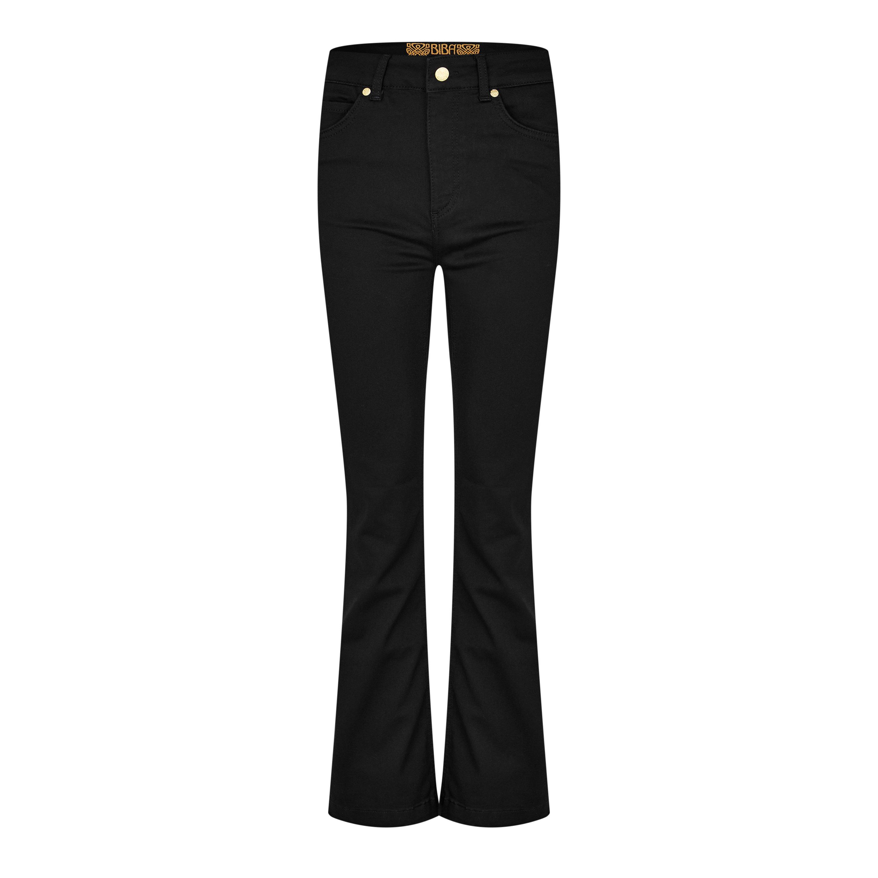 Biba Women's Dolly Flare Jeans - Black - 12 L