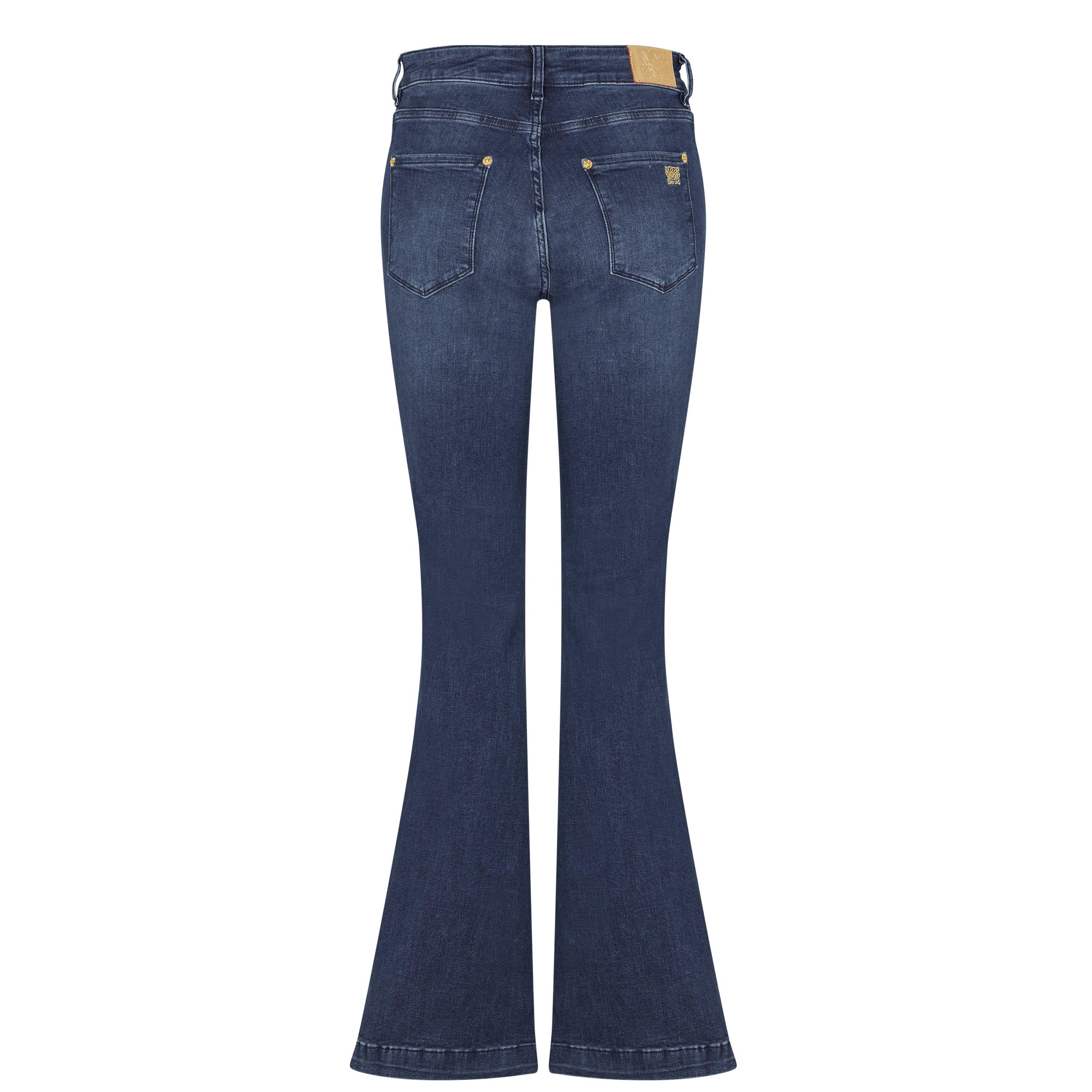 Mittelblau - Biba - Dolly Flare Jeans - 5