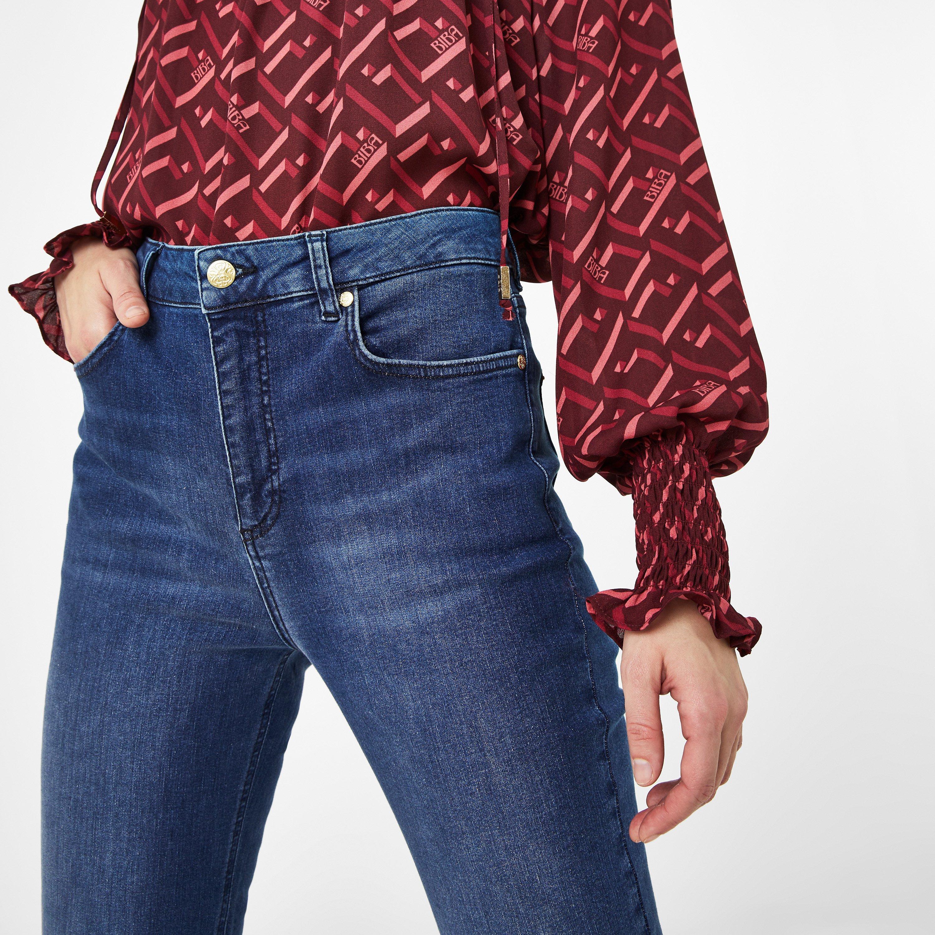 Mittelblau - Biba - Dolly Flare Jeans - 2