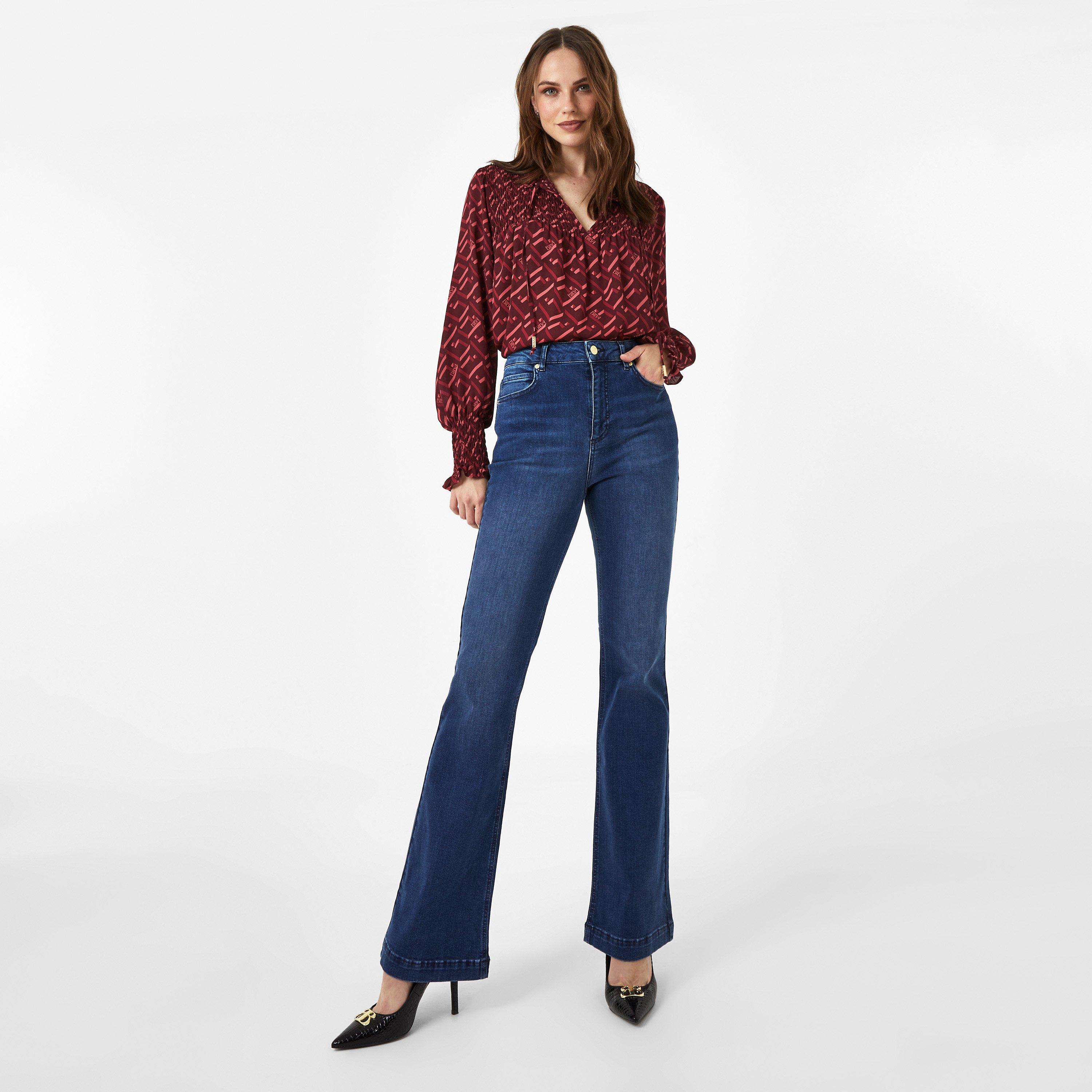 Mittelblau - Biba - Dolly Flare Jeans - 3