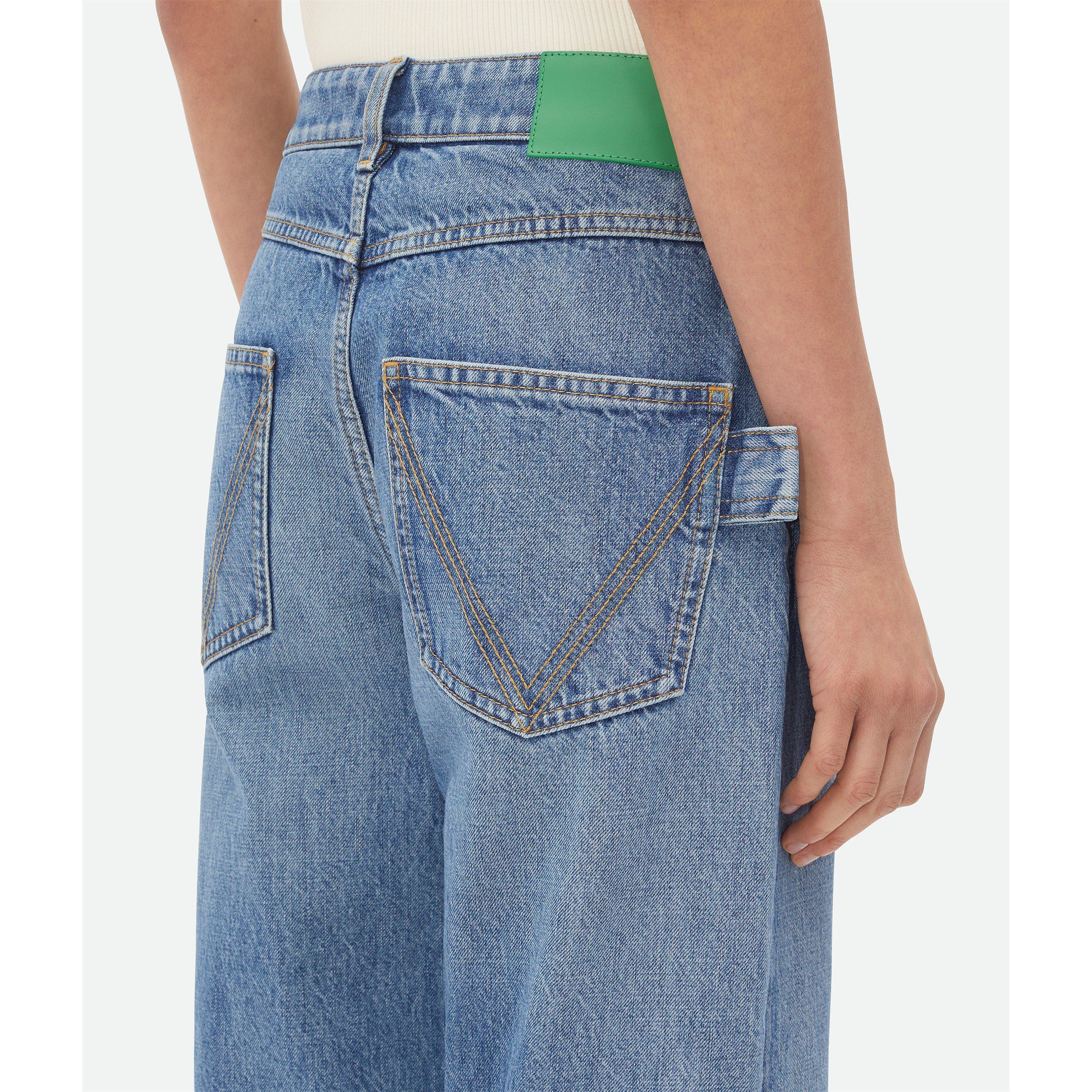 Mid Blue - Bottega Veneta - Vintage Indigo Washed Boyfriend Denim - 5