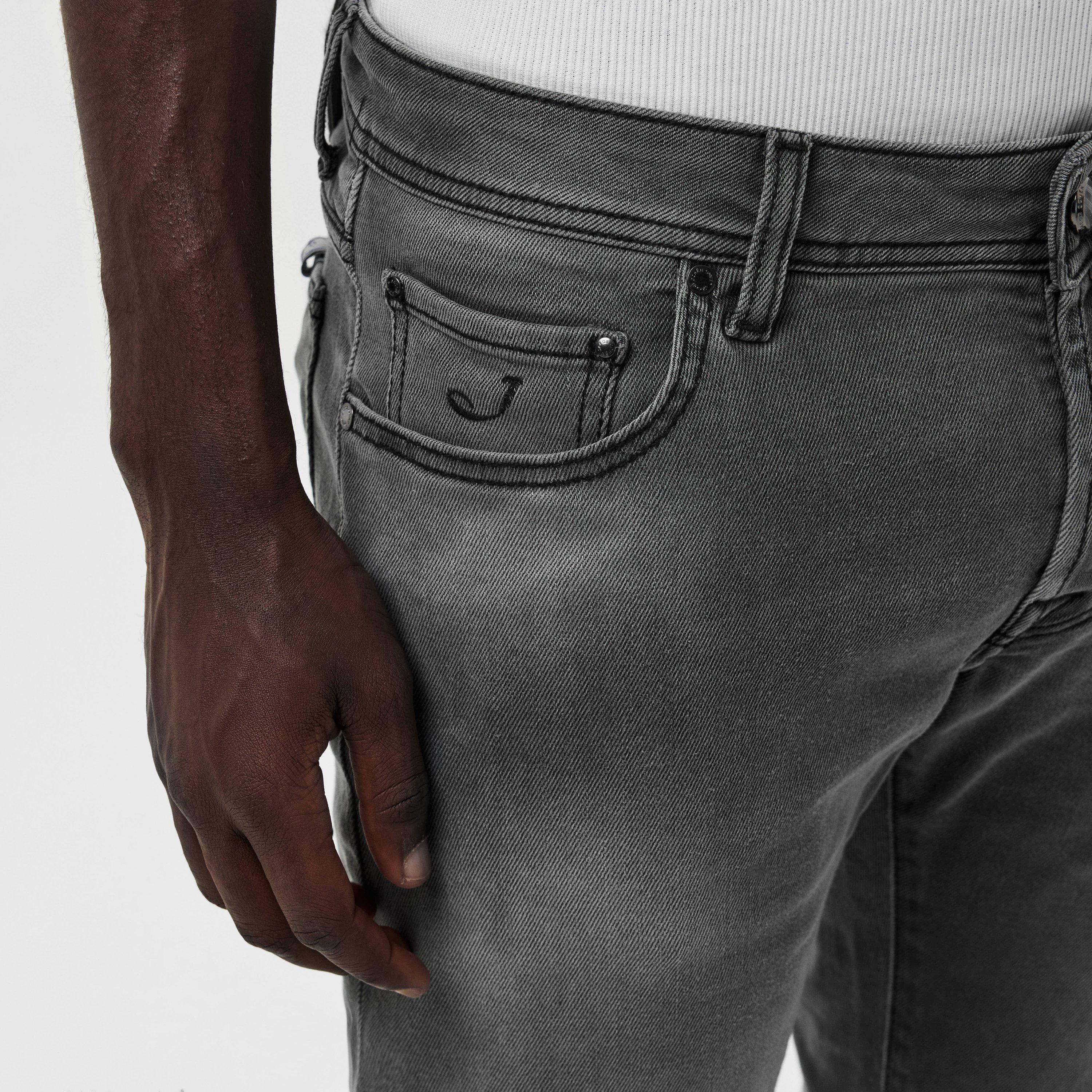 Light Grey 028D - Jacob Cohen - Nick Slim Fit Jeans - 5