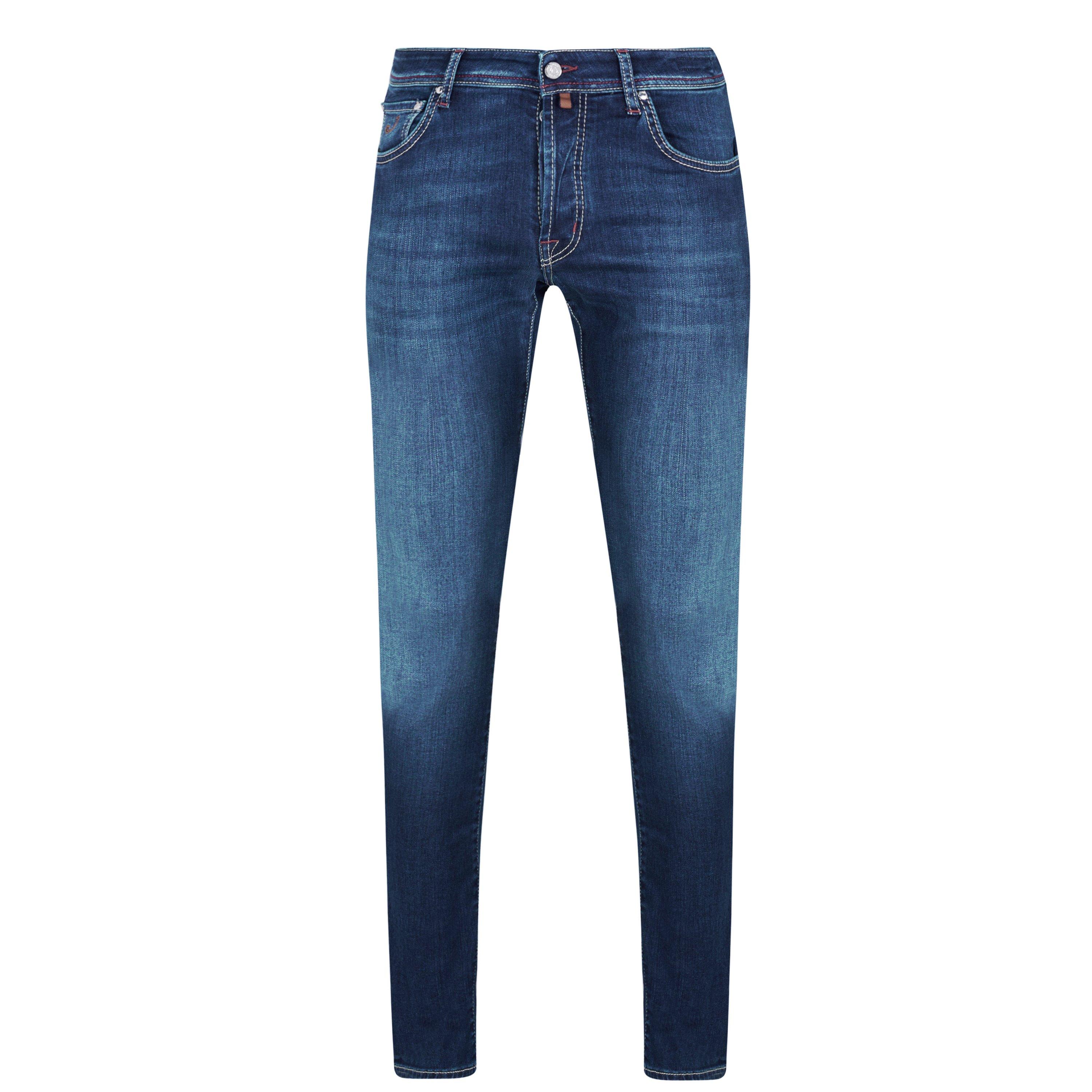 Mid Blue 094D - Jacob Cohen - Nick Slim Fit Jeans - 1