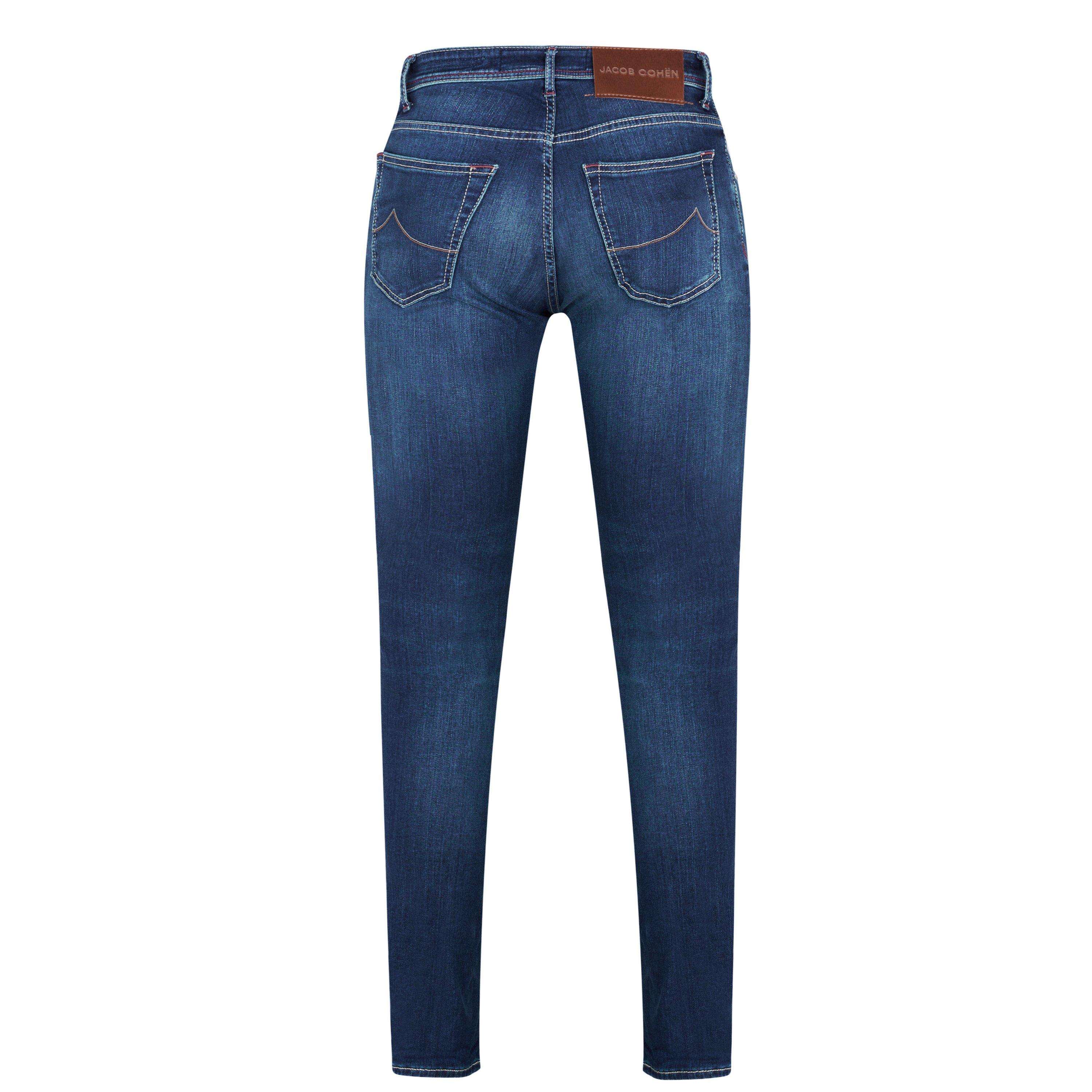 Mid Blue 094D - Jacob Cohen - Nick Slim Fit Jeans - 8