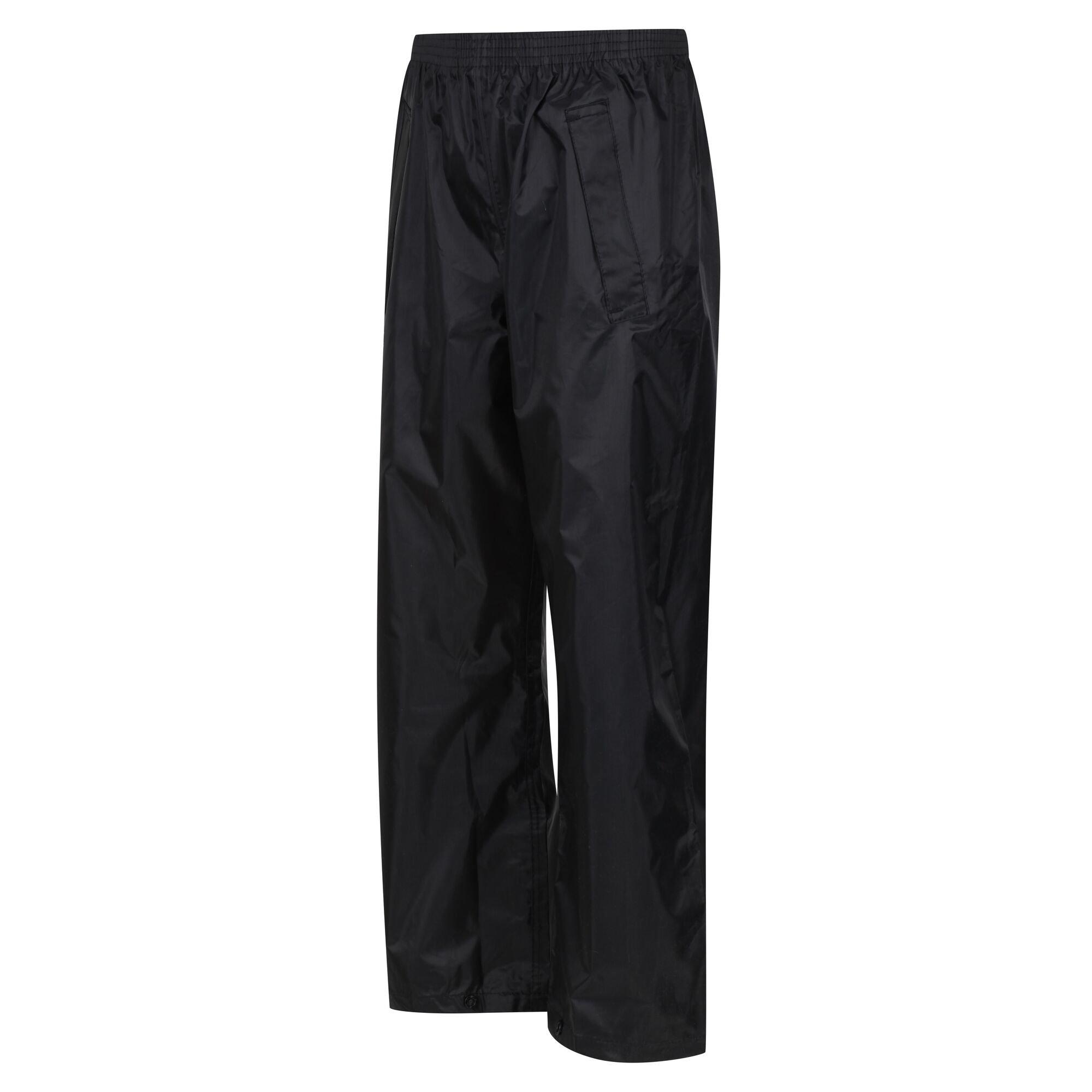 Black - Regatta - Kids Stormbreak  Waterproof Overtrouser - 7