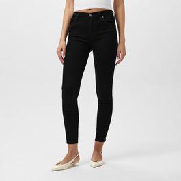 7 For All Mankind High Waist Skinny Crop Jeans