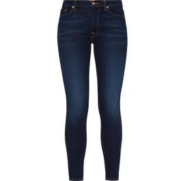 7 For All Mankind High Waist Skinny Crop Jeans