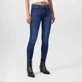 7 For All Mankind High Waist Skinny Crop Jeans