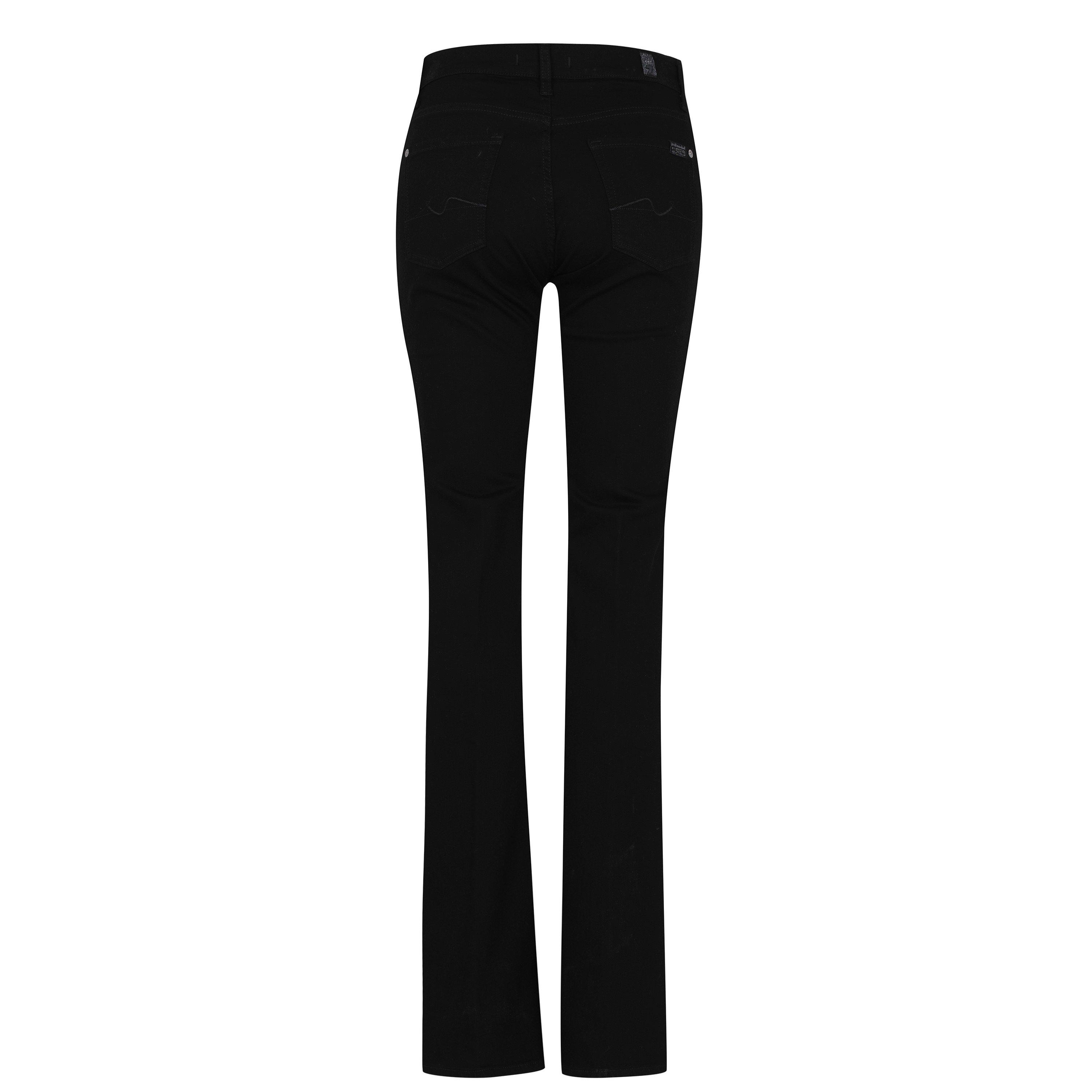 Rinsed Black - 7 For All Mankind - Bootcut Jeans - 6