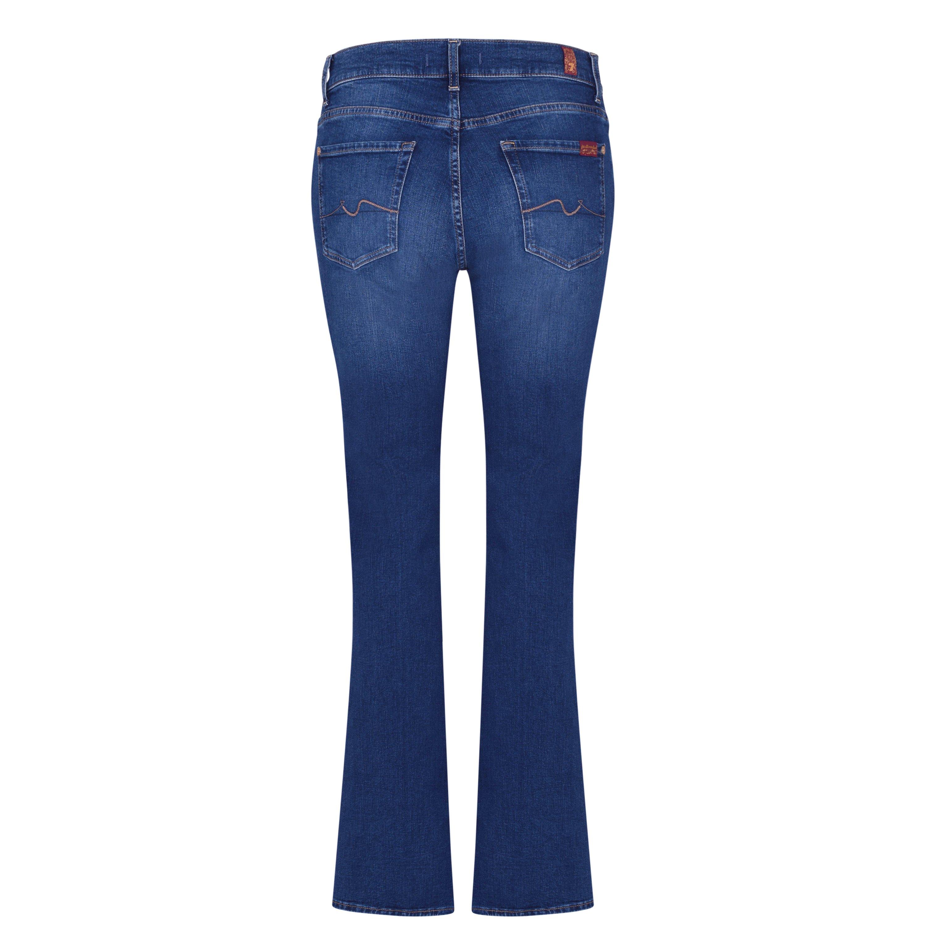 Mid Blue - 7 For All Mankind - Bootcut Jeans - 6