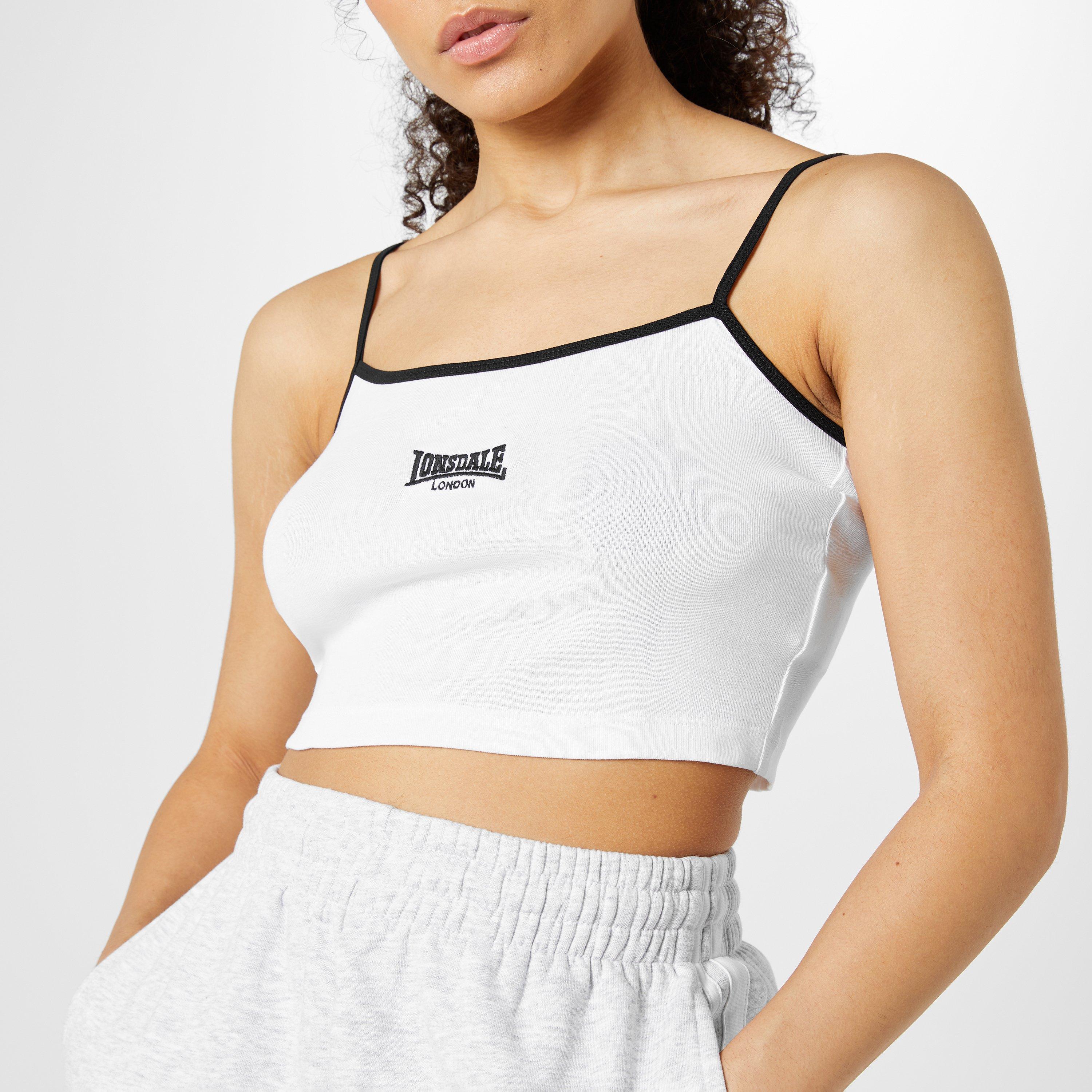 Hvid - Lonsdale - Essential Logo Vest Womens - 4