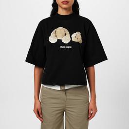 Palm Angels Bear Crop T Shirt