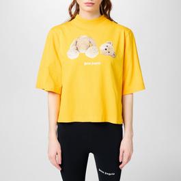 Palm Angels Bear Crop T Shirt