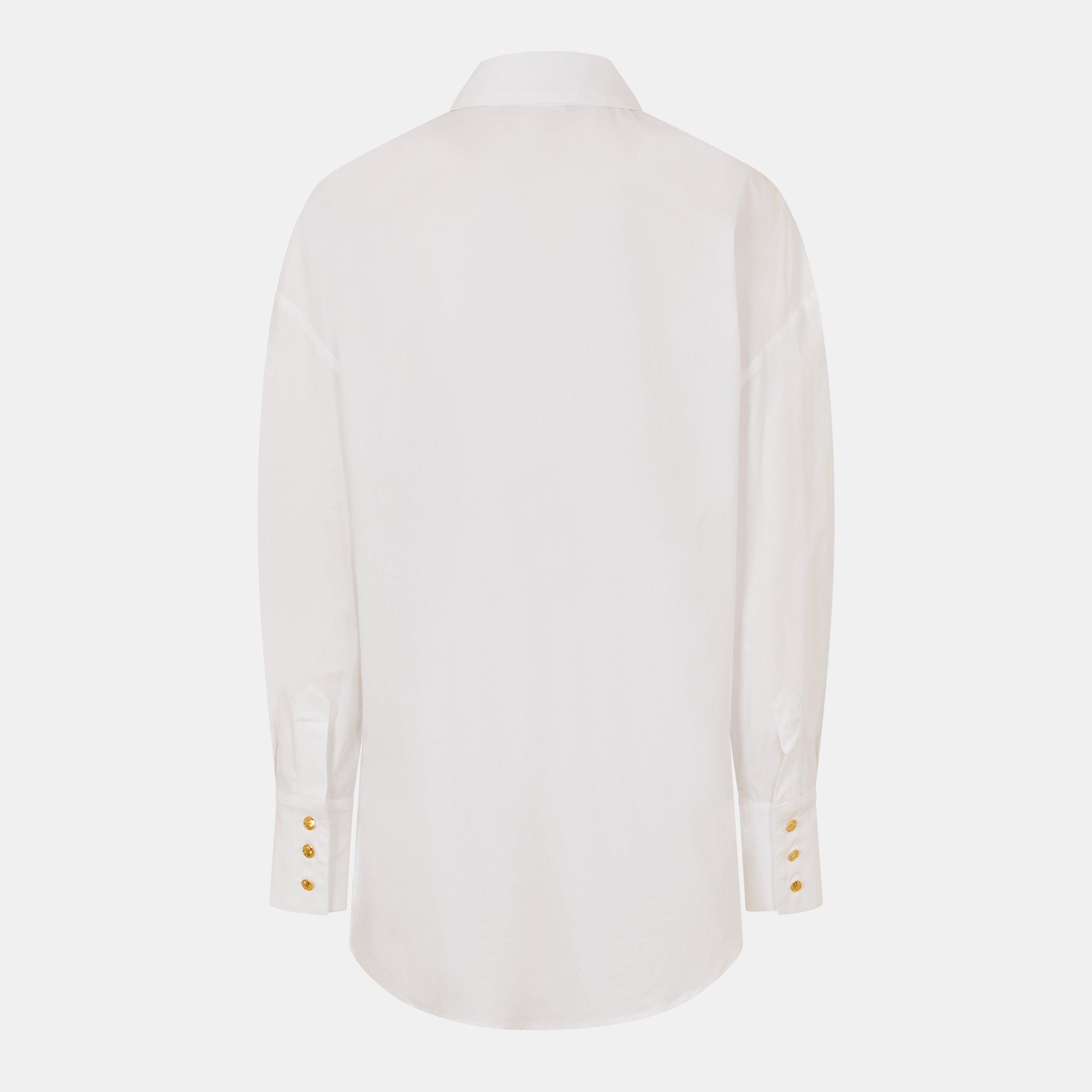 White - Biba - Branded Shirt Ladies - 2